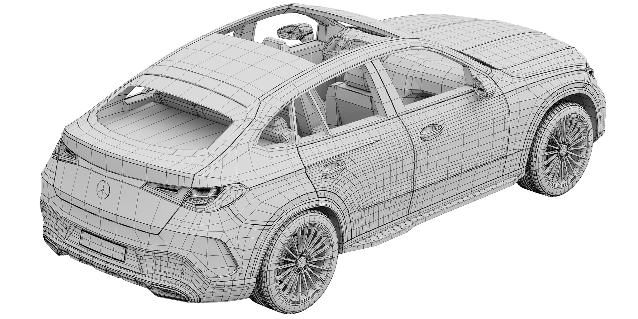 Mercedes Benz GLC Coupe, 3D model preview 36
