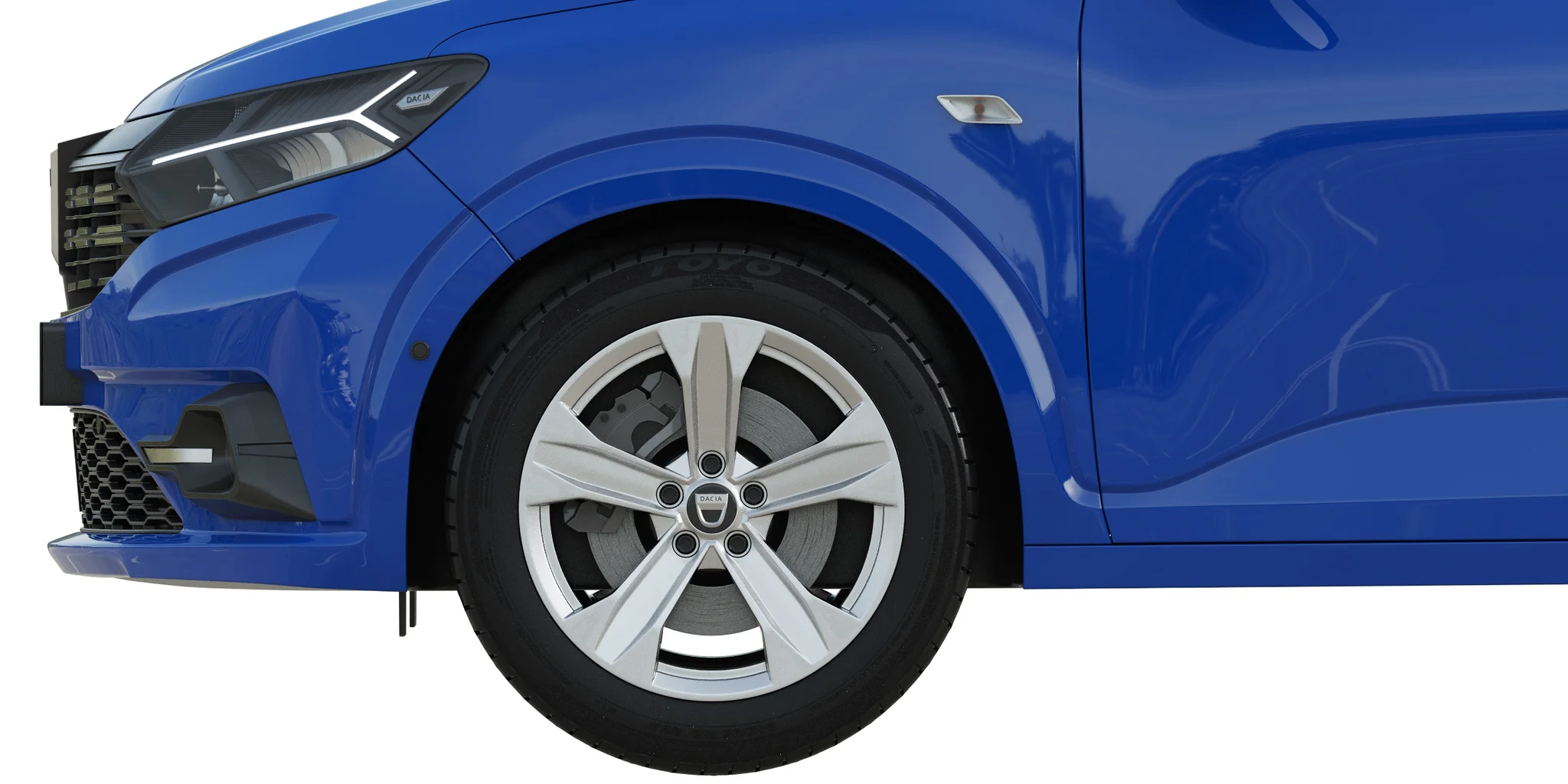 Dacia Sandero, 3D model preview 3