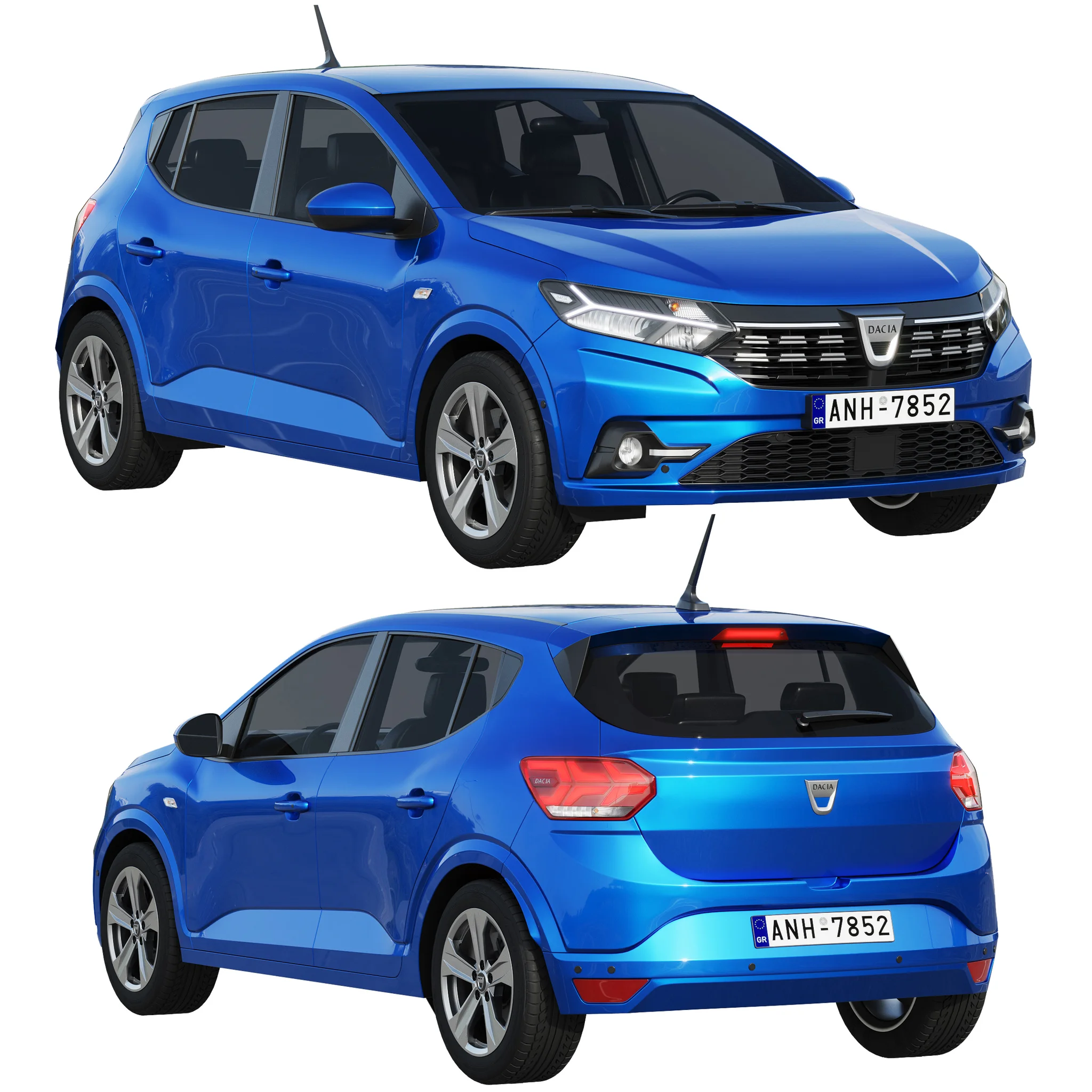 Dacia Sandero, 3D model preview 19