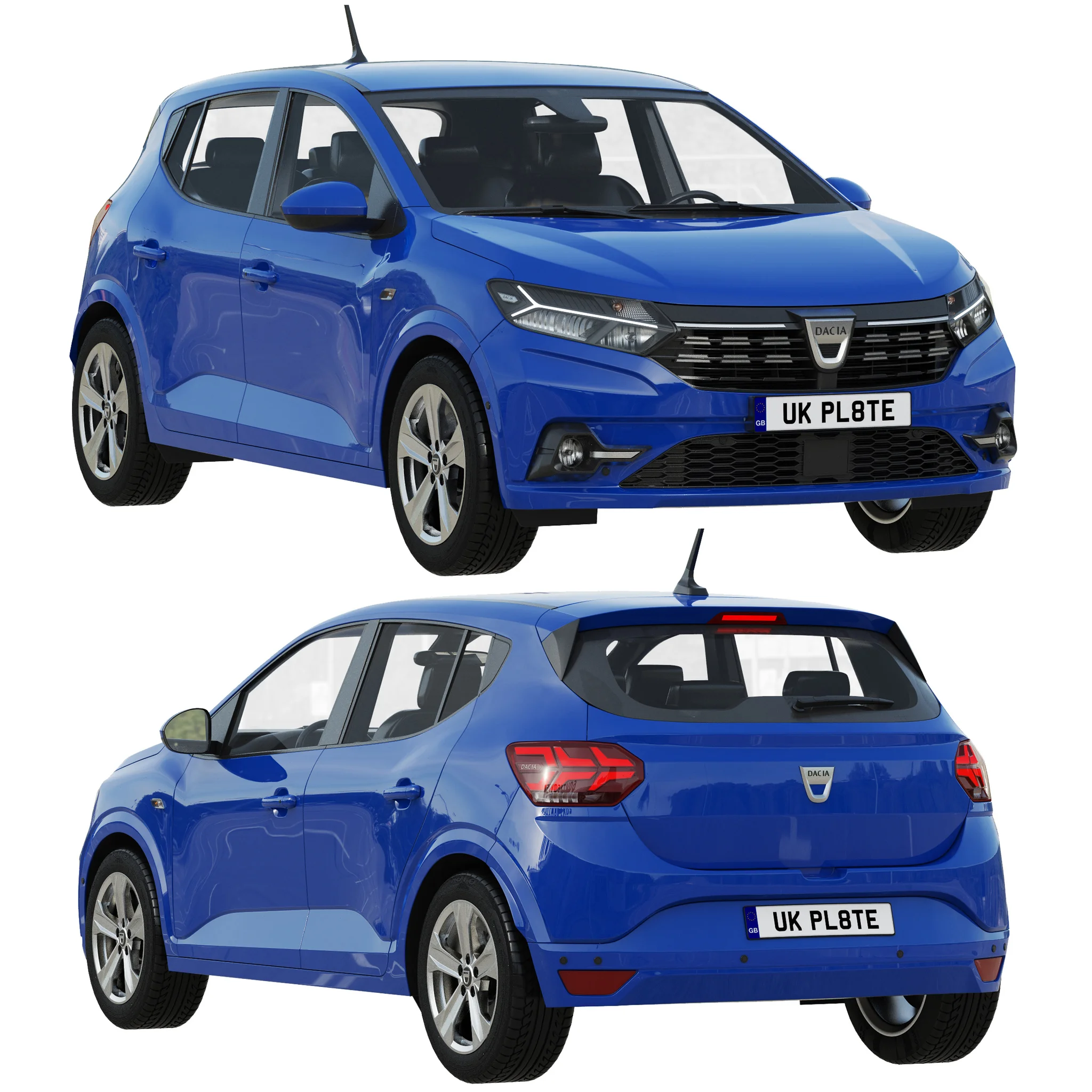 Dacia Sandero, 3D model preview 24