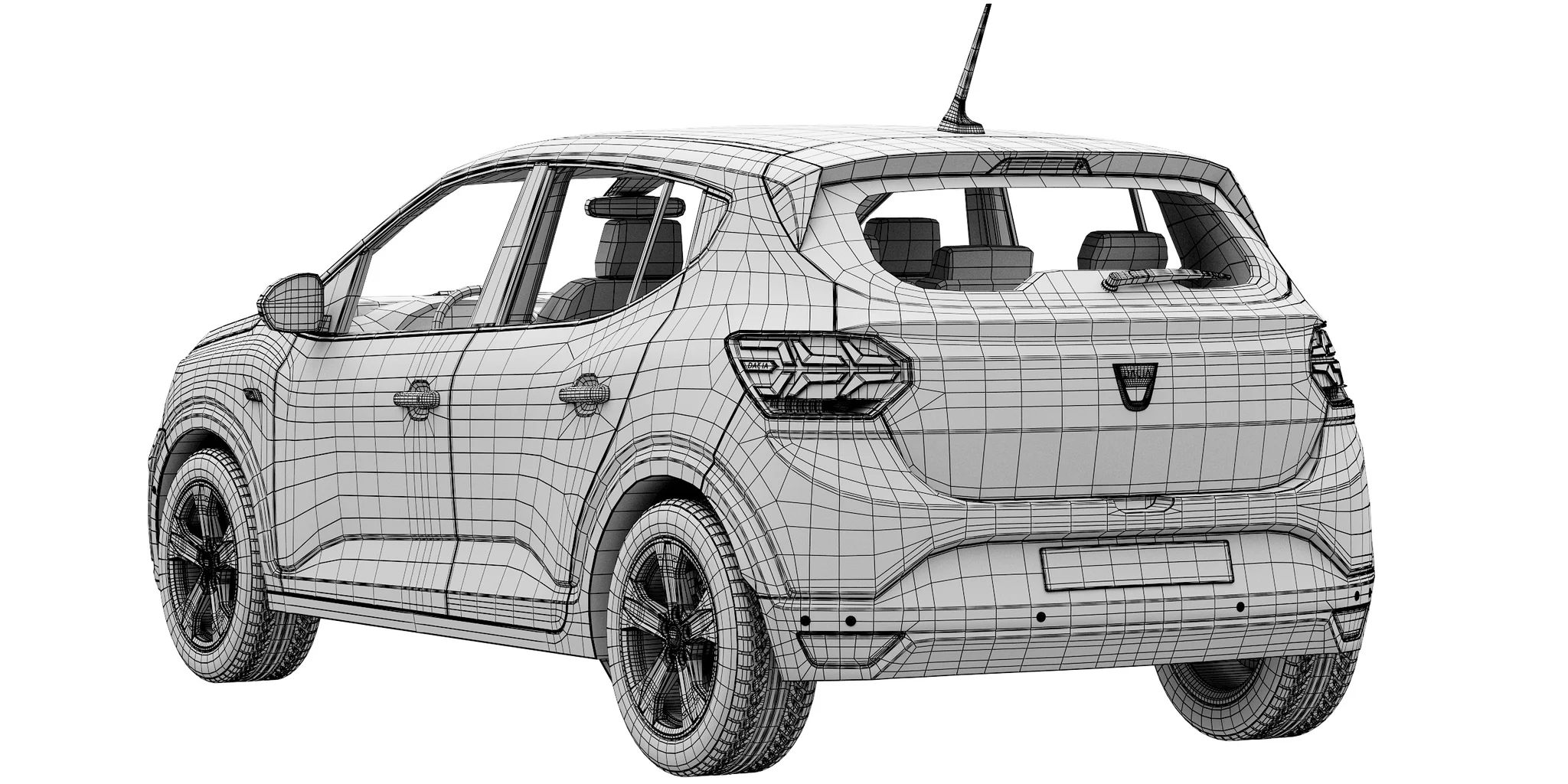 Dacia Sandero, 3D model preview 26