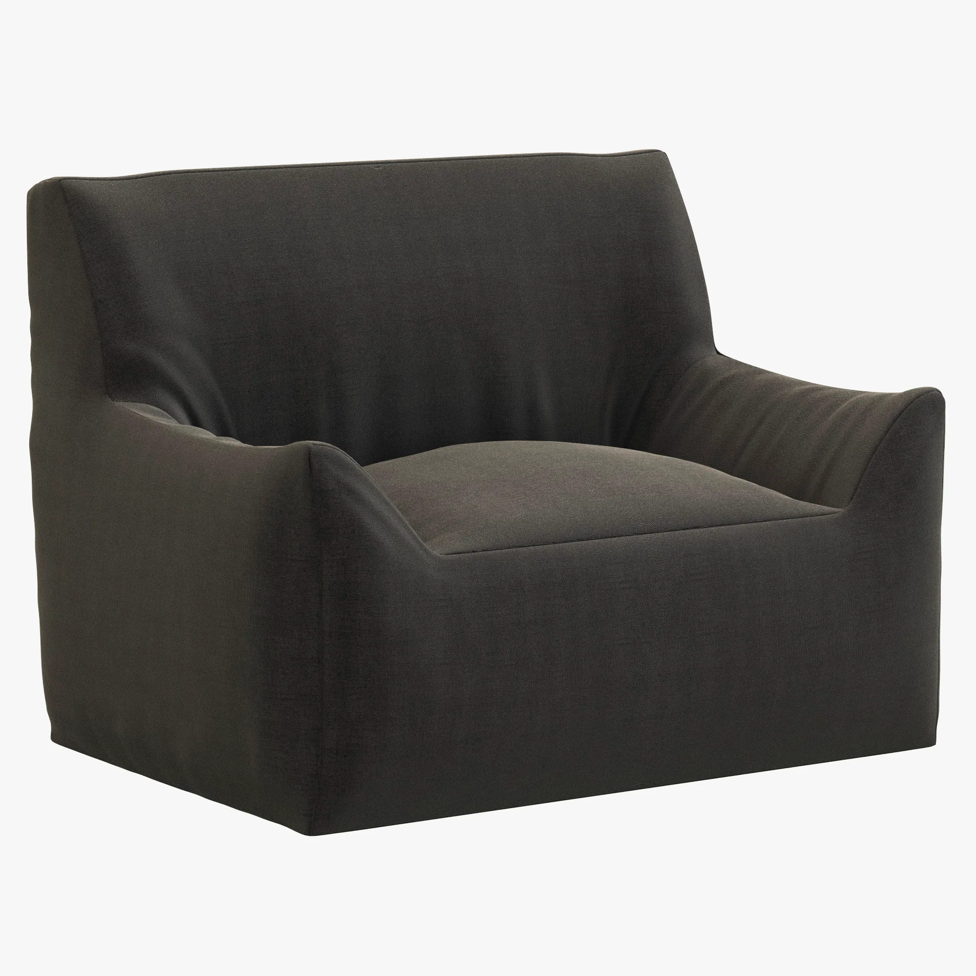 RH Teen Berlin Lounge Canvas Chair — 3D model preview 2