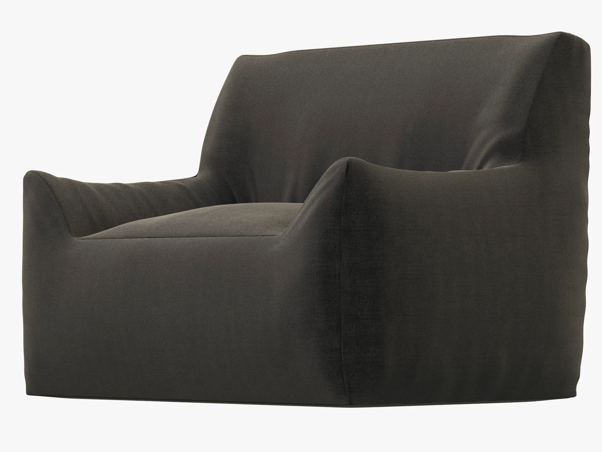 RH Teen Berlin Lounge Canvas Chair — 3D model preview 6