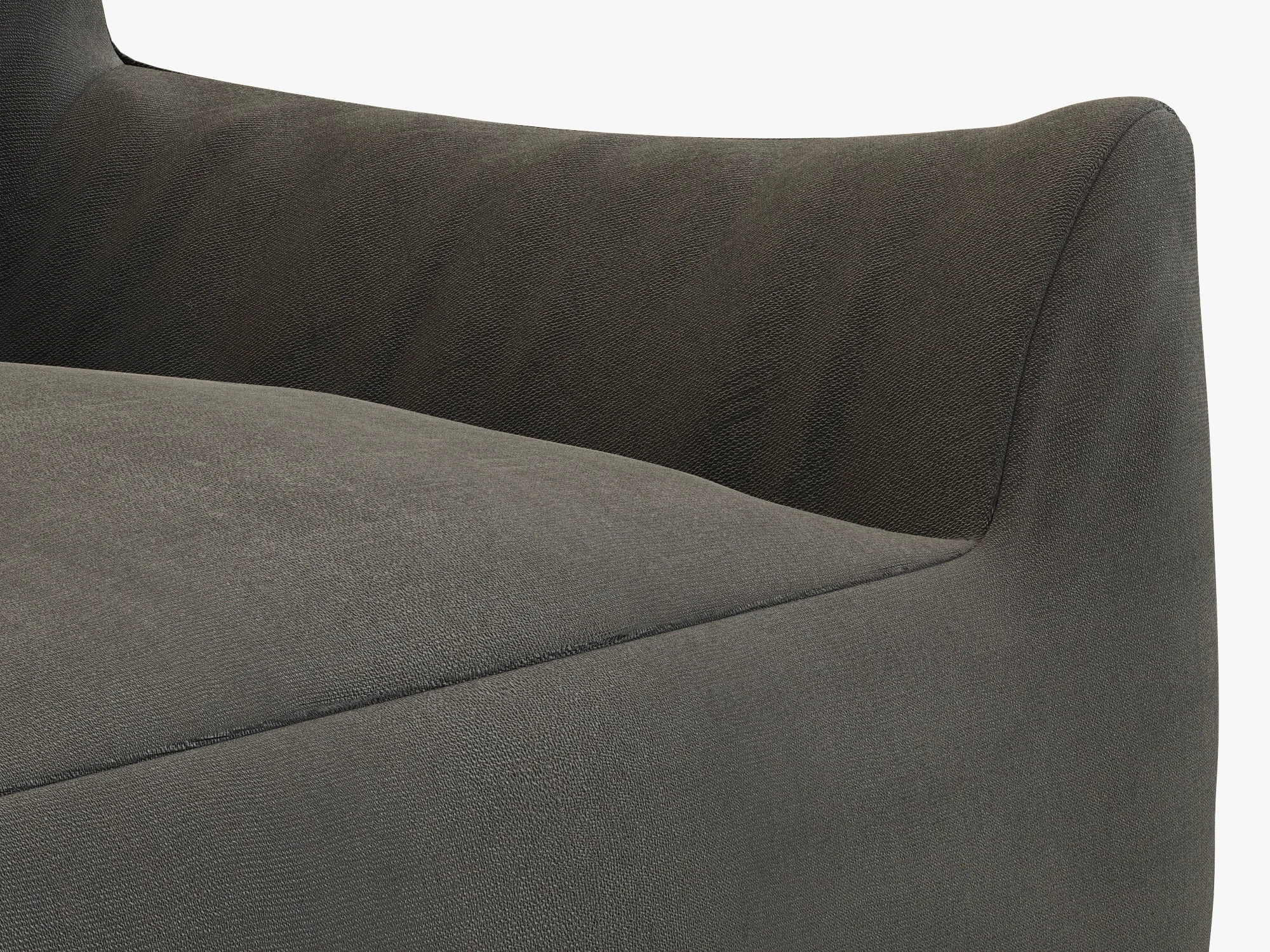 RH Teen Berlin Lounge Canvas Chair — 3D model preview 11