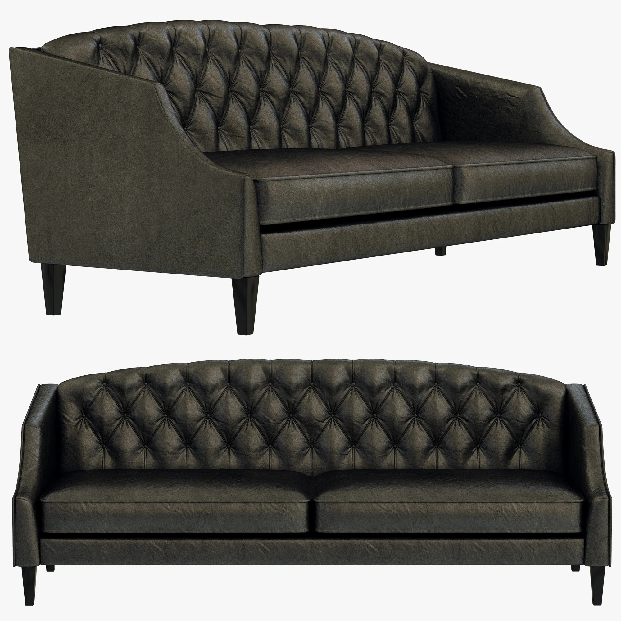 Dantone Home Darem Sofa — 3D model preview 1