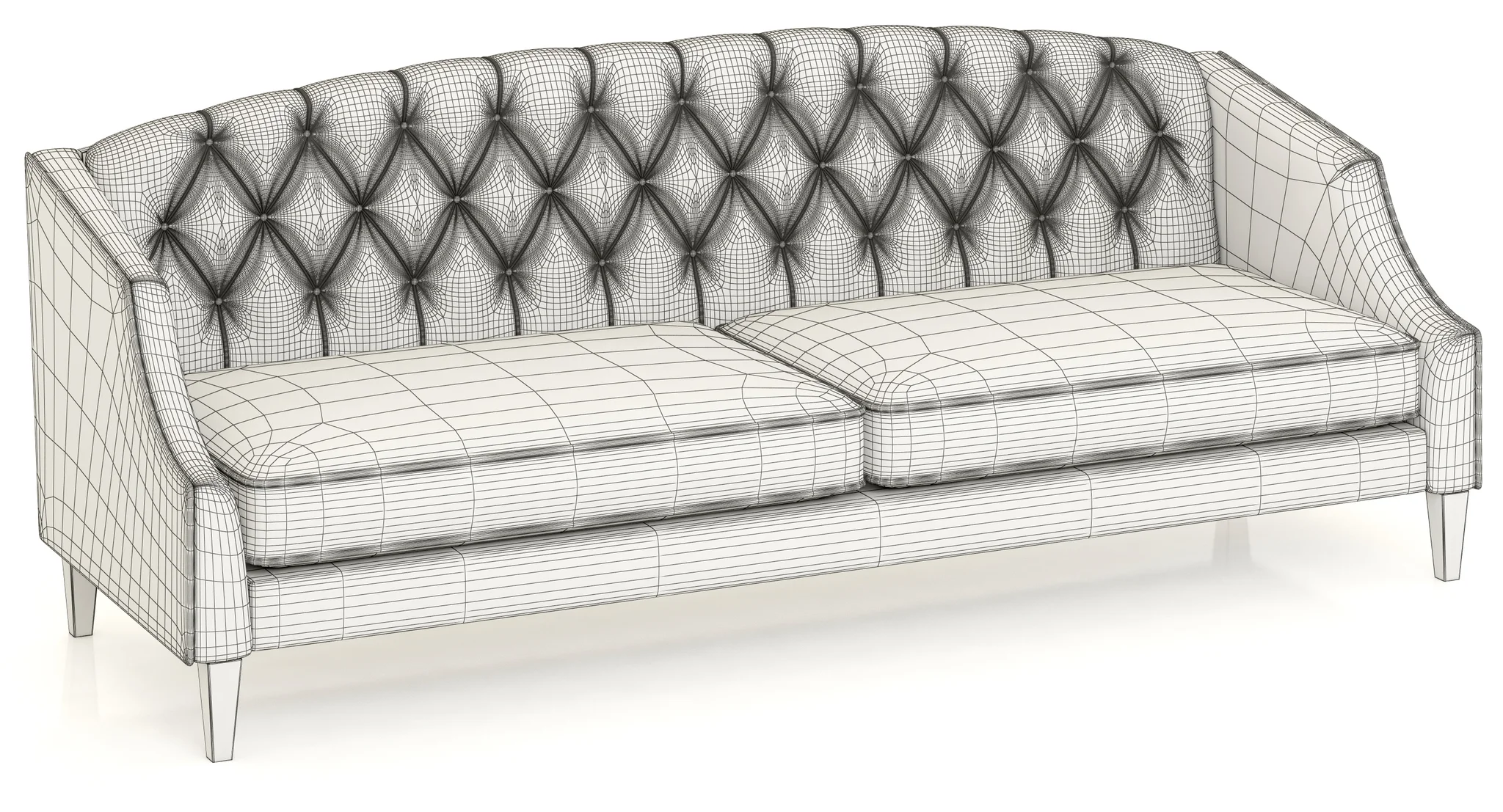 Dantone Home Darem Sofa — 3D model preview 3