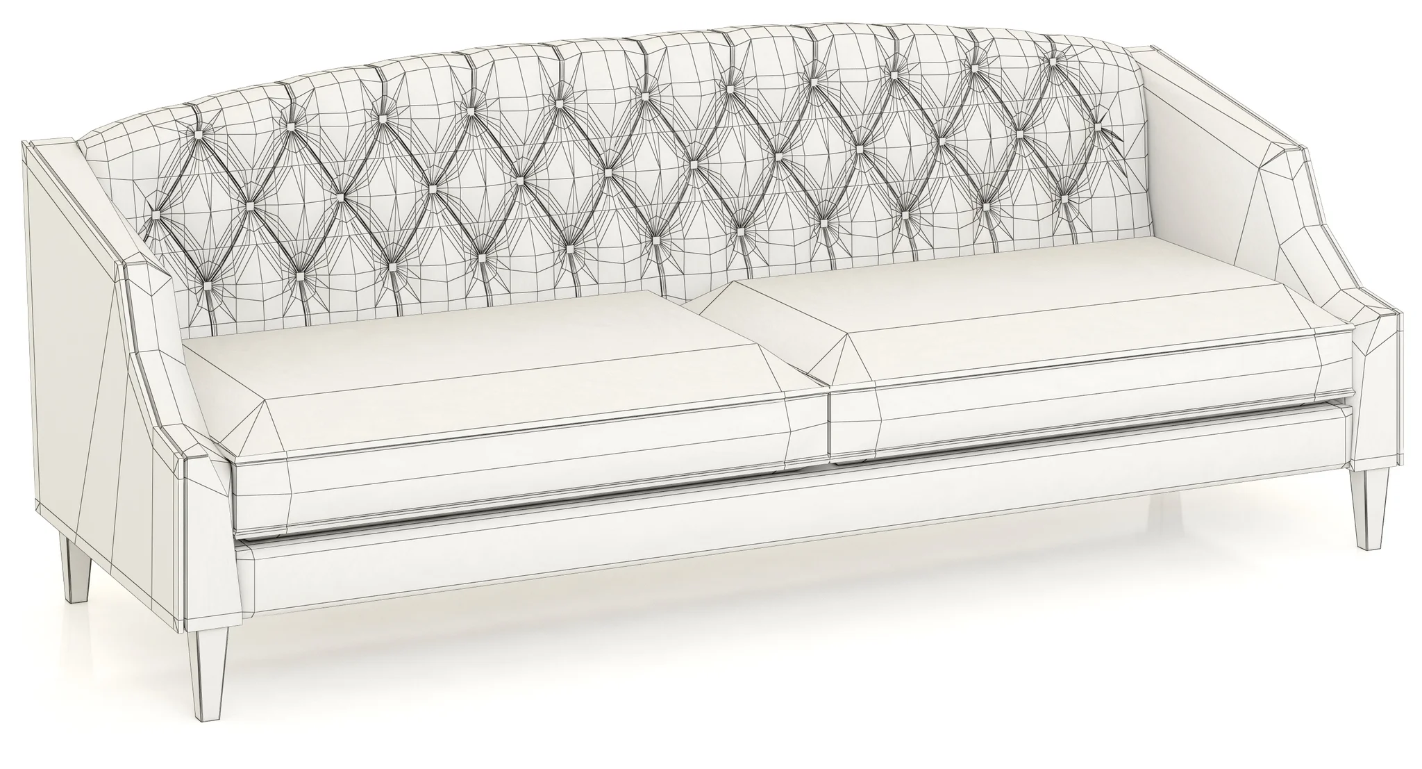 Dantone Home Darem Sofa — 3D model preview 4