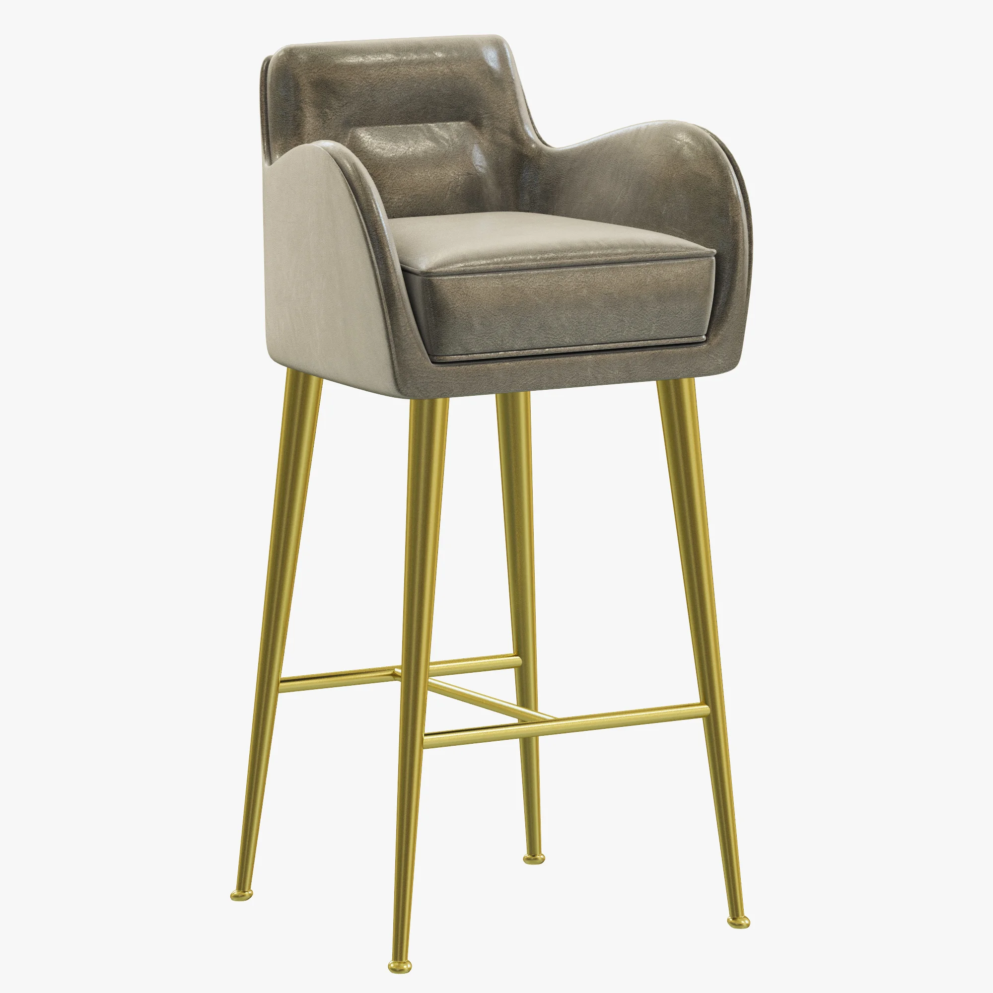 Essential Home Dandridge Bar Chair — 3D model preview 1