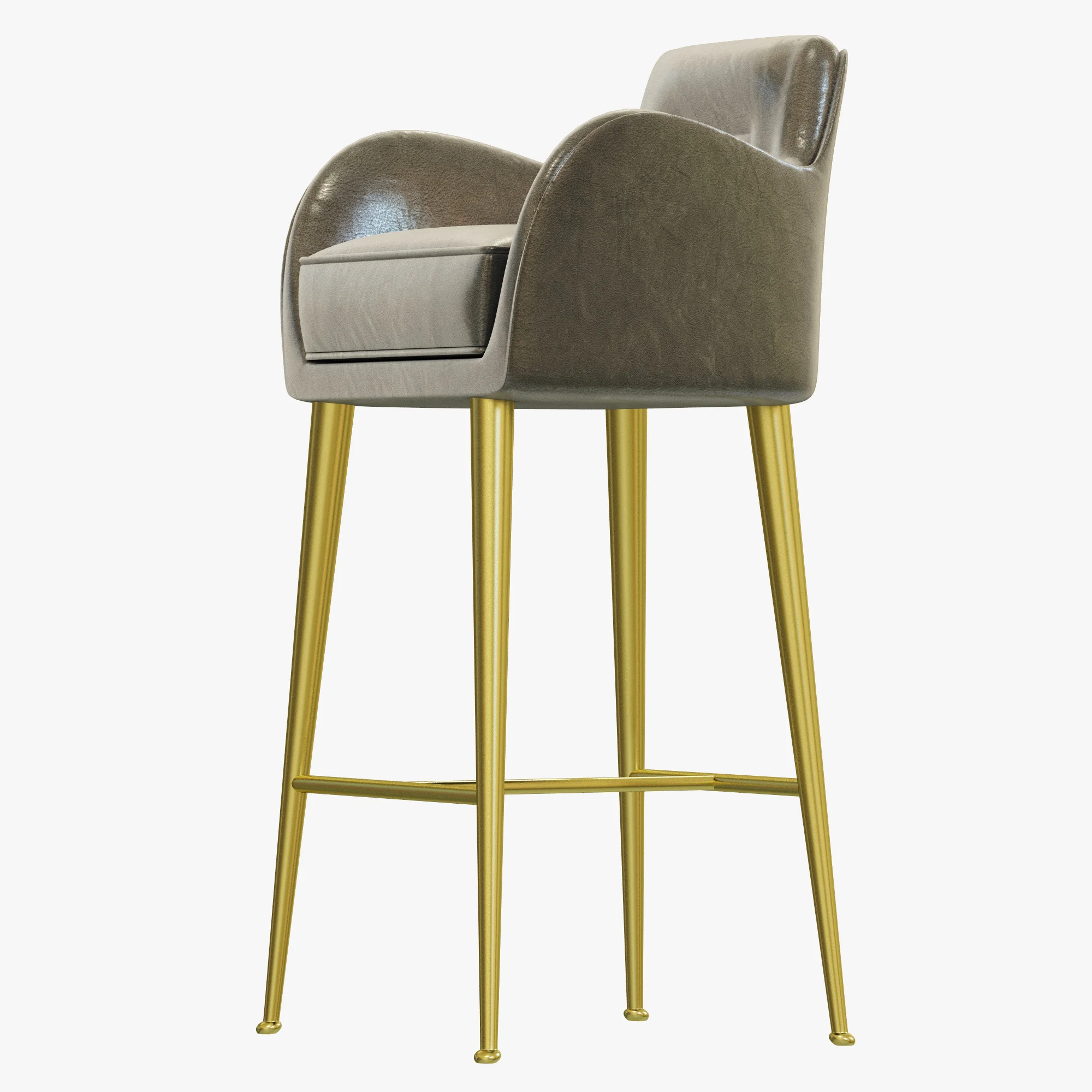 Essential Home Dandridge Bar Chair — 3D model preview 4