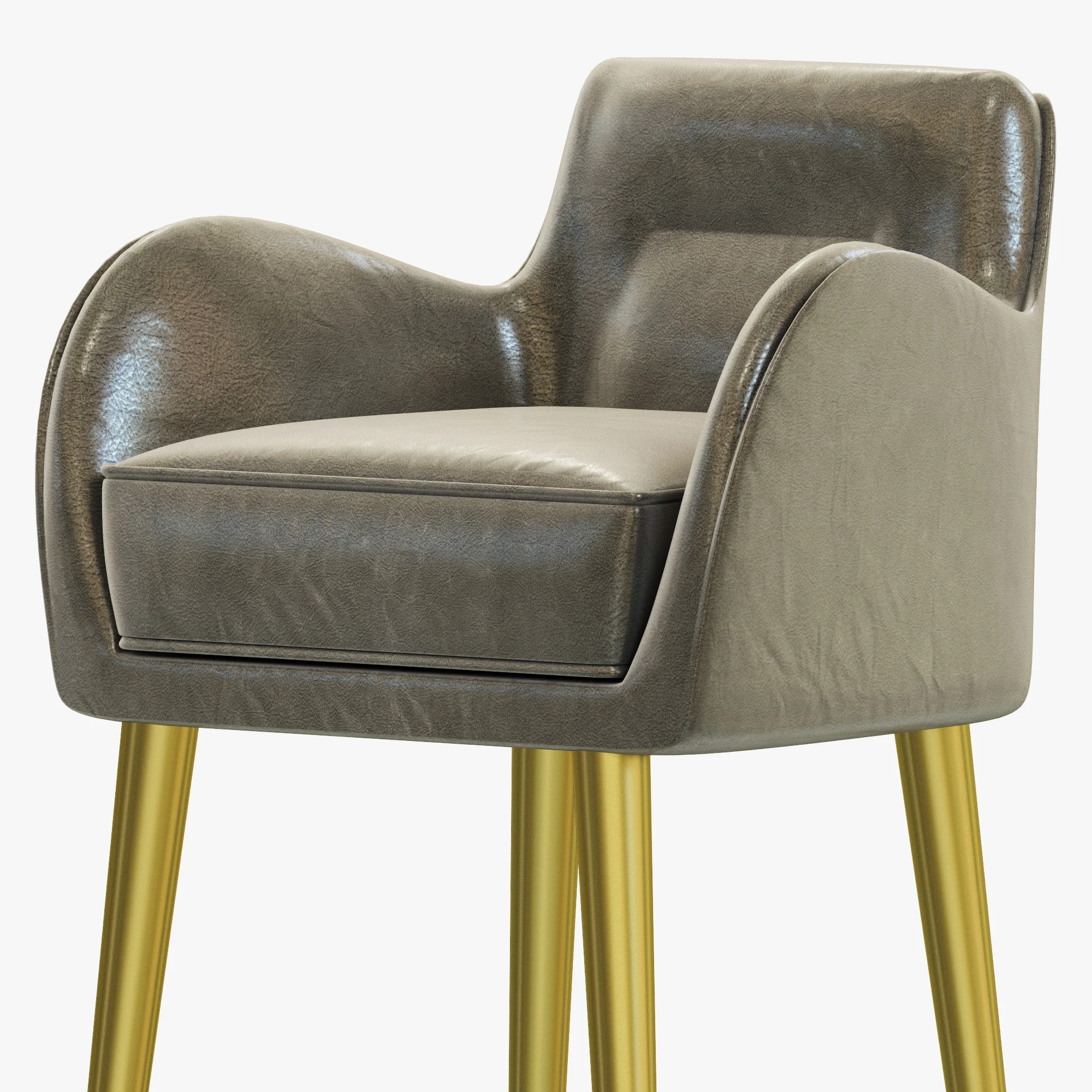 Essential Home Dandridge Bar Chair — 3D model preview 5