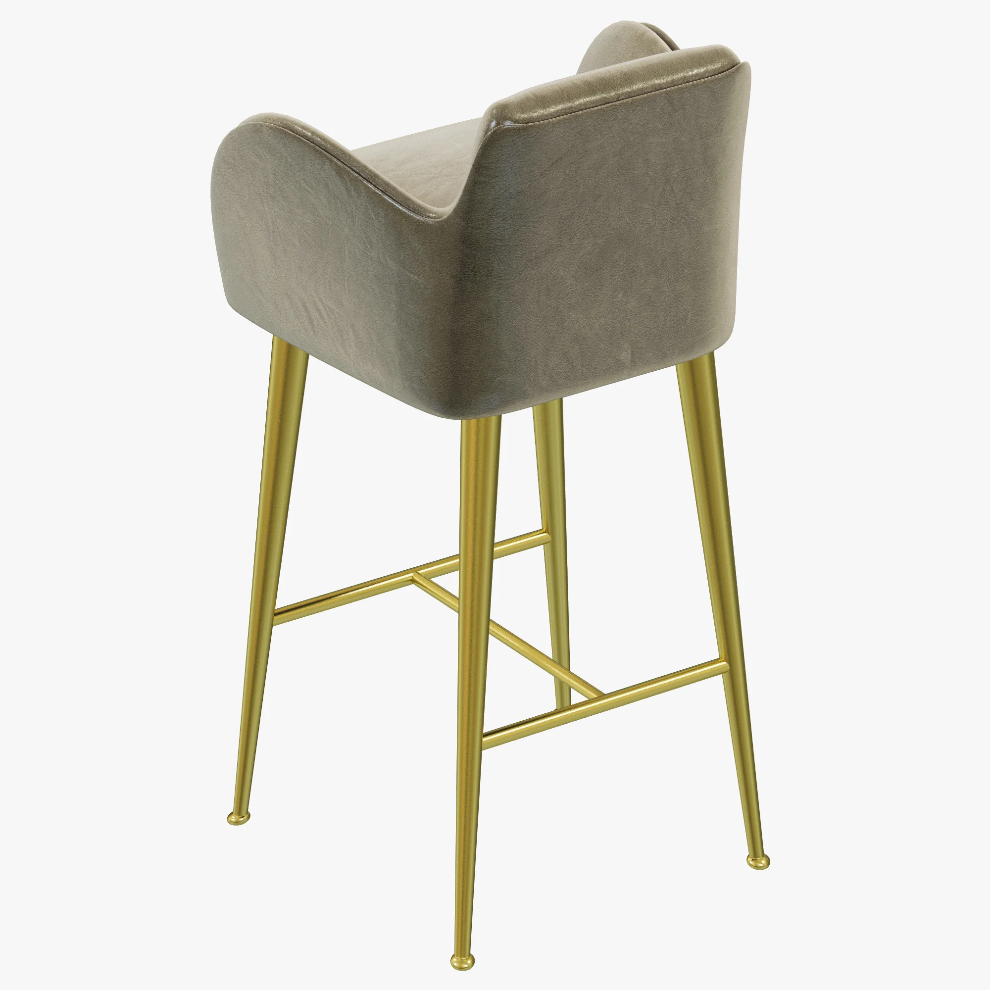 Essential Home Dandridge Bar Chair — 3D model preview 6
