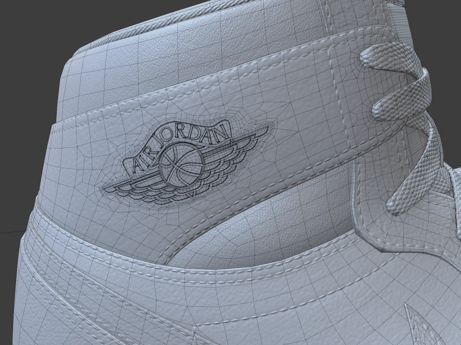 Air Jordan 1-retro sneaker 1, 3D model preview 13