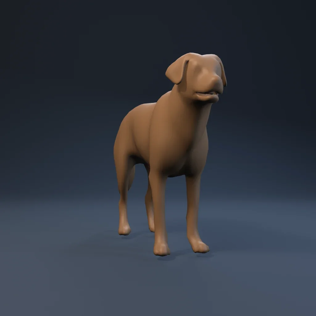Dog Basemesh 07
