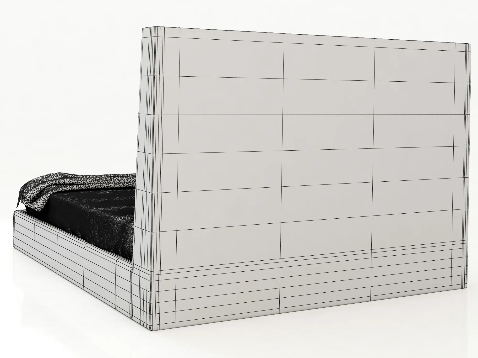 Interia Sunflower Bed — 3D model preview 10