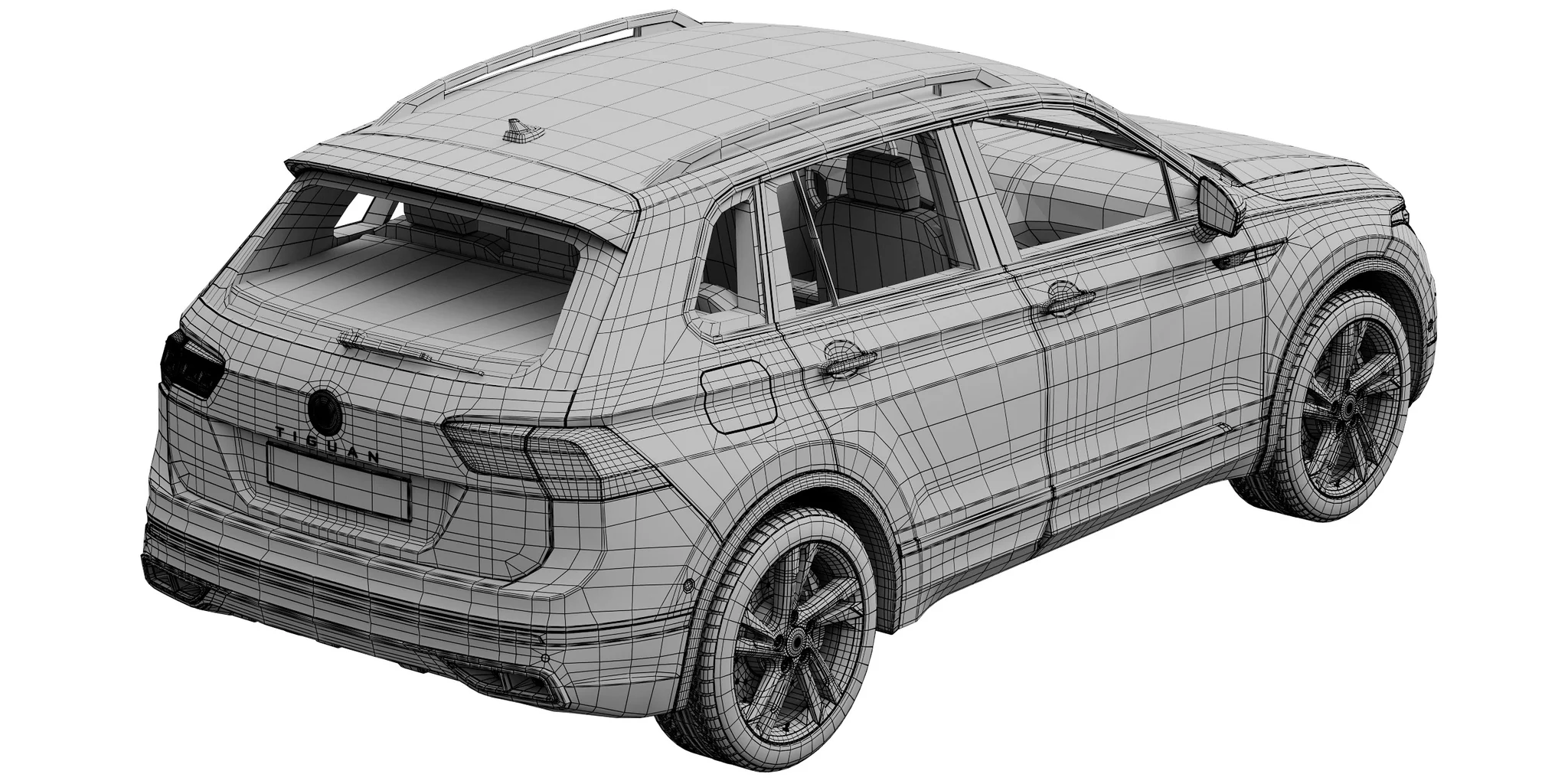 Volkswagen Tiguan, 3D model preview 34