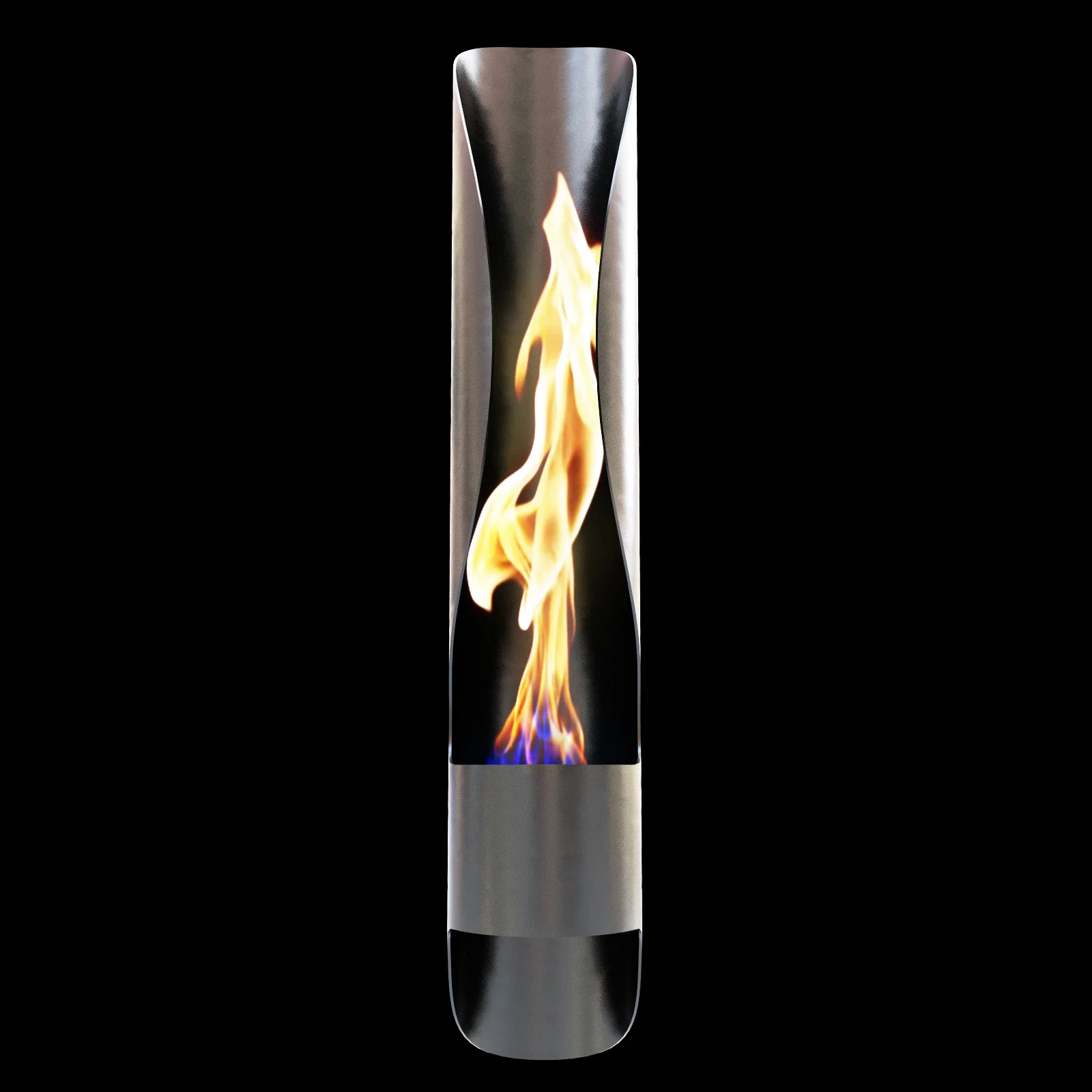 Acquaefuoco Wellness Mood TUBE Fireplace — 3D model preview 1