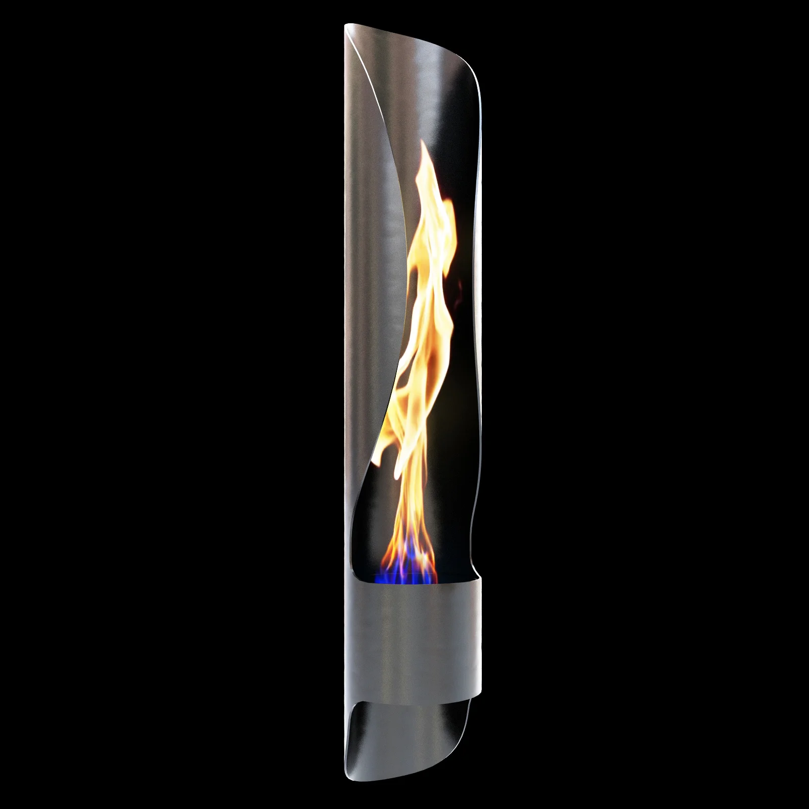Acquaefuoco Wellness Mood TUBE Fireplace — 3D model preview 3