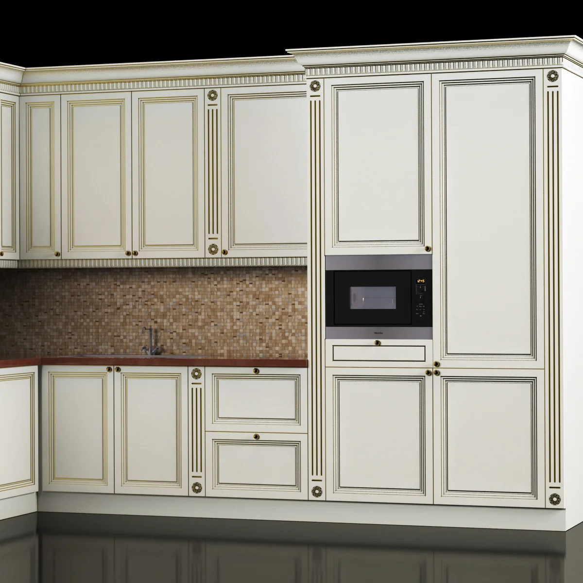 Classic Kitchen — 3D model preview 138