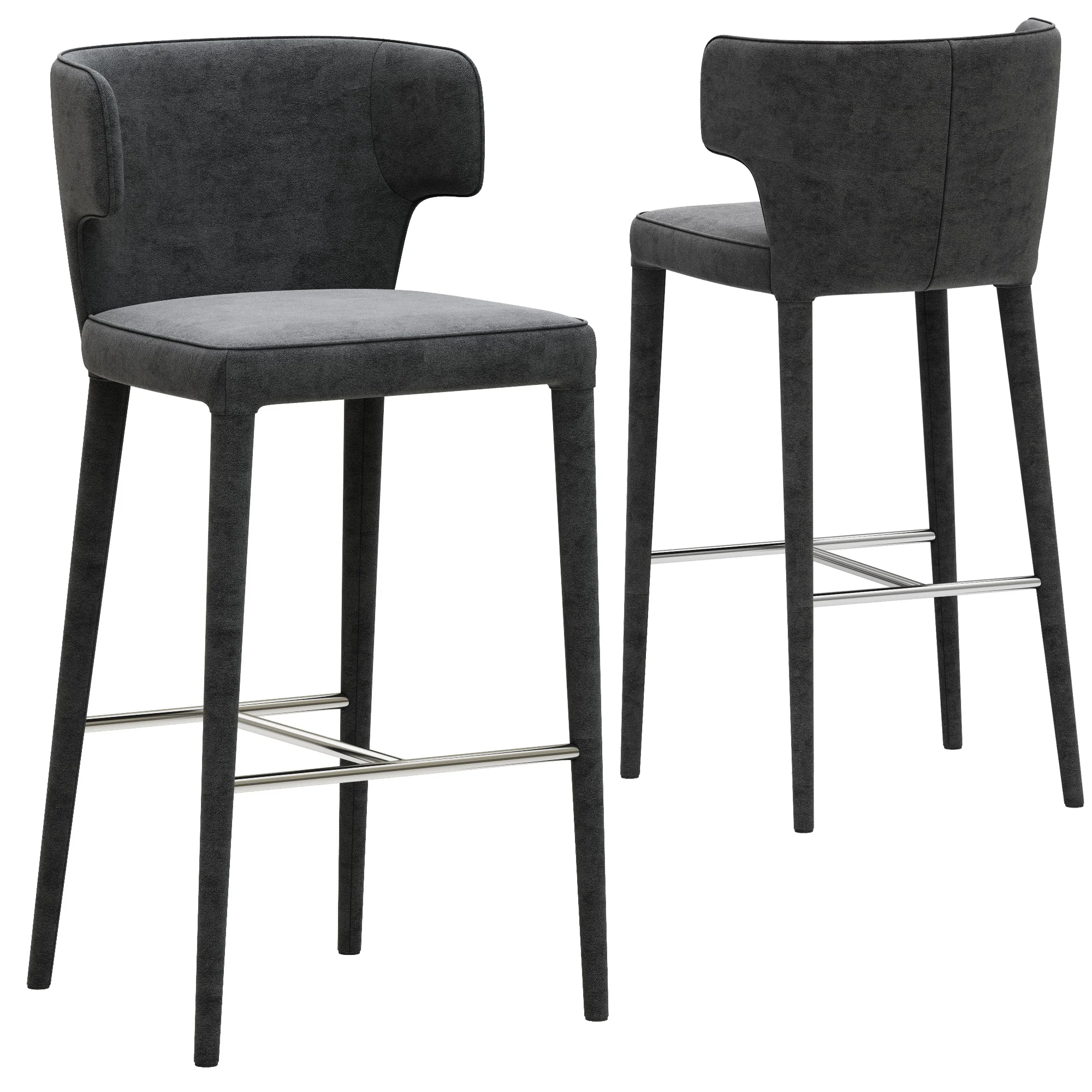 Coco Republic Melrose Barstool — 3D model preview 2
