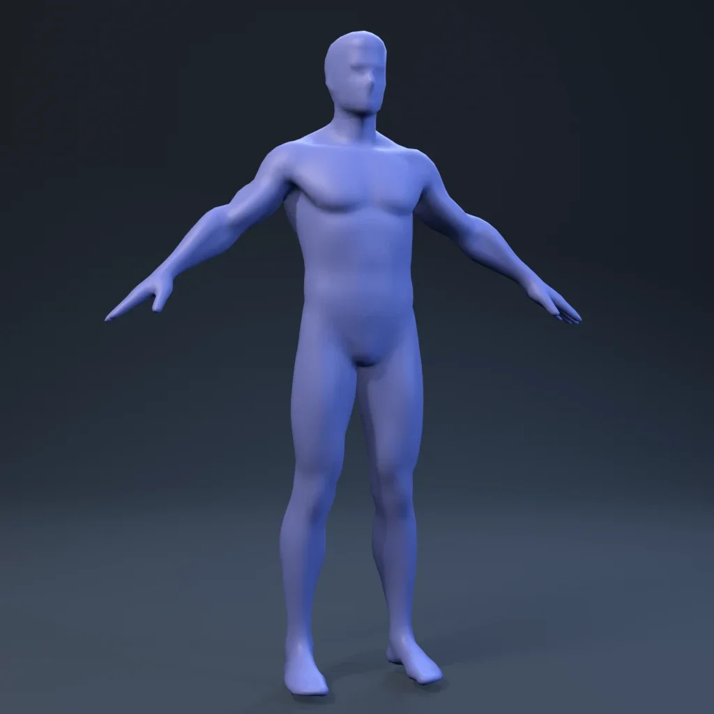 Basemesh Male Teenager