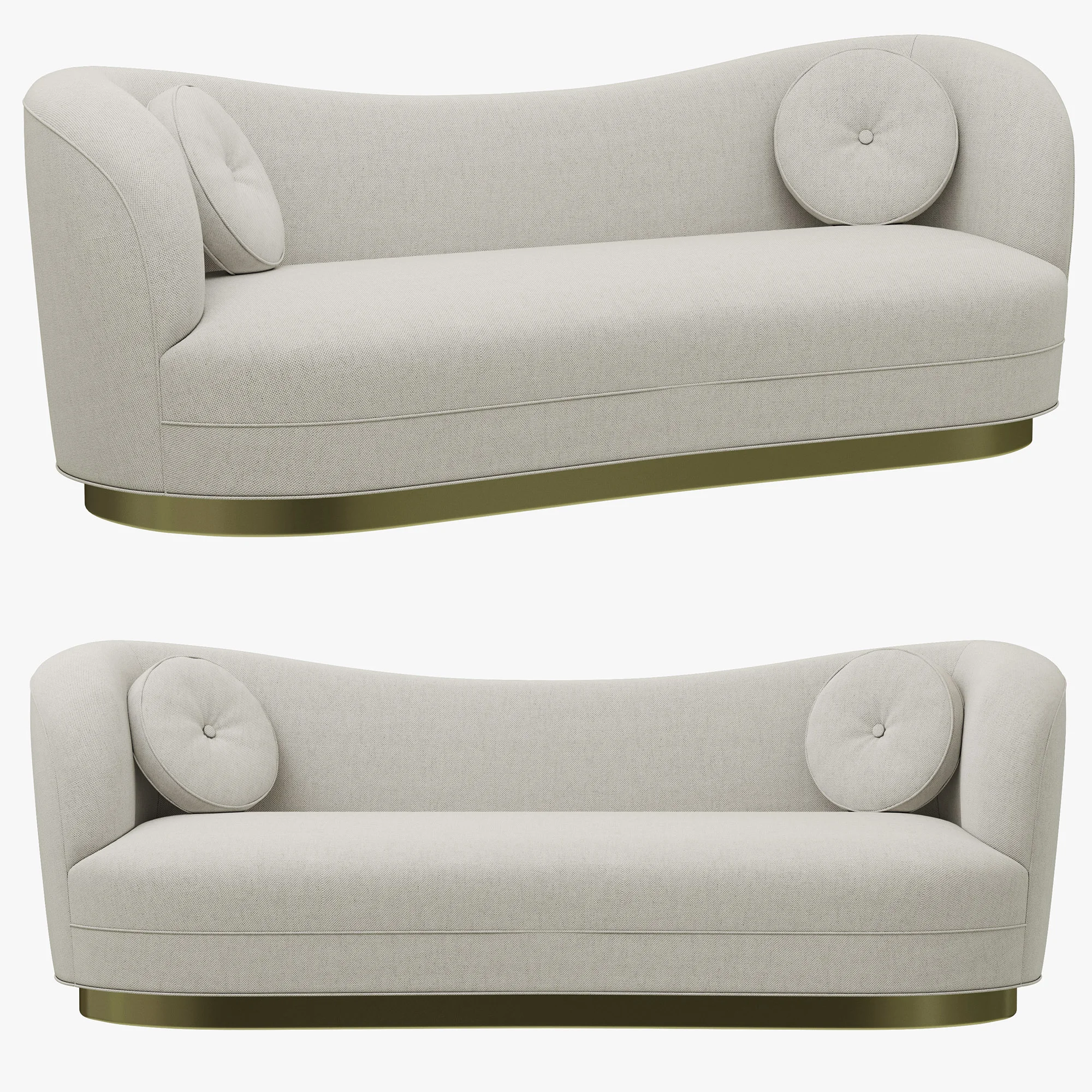 Eichholtz Jackie Sofa — 3D model preview 2