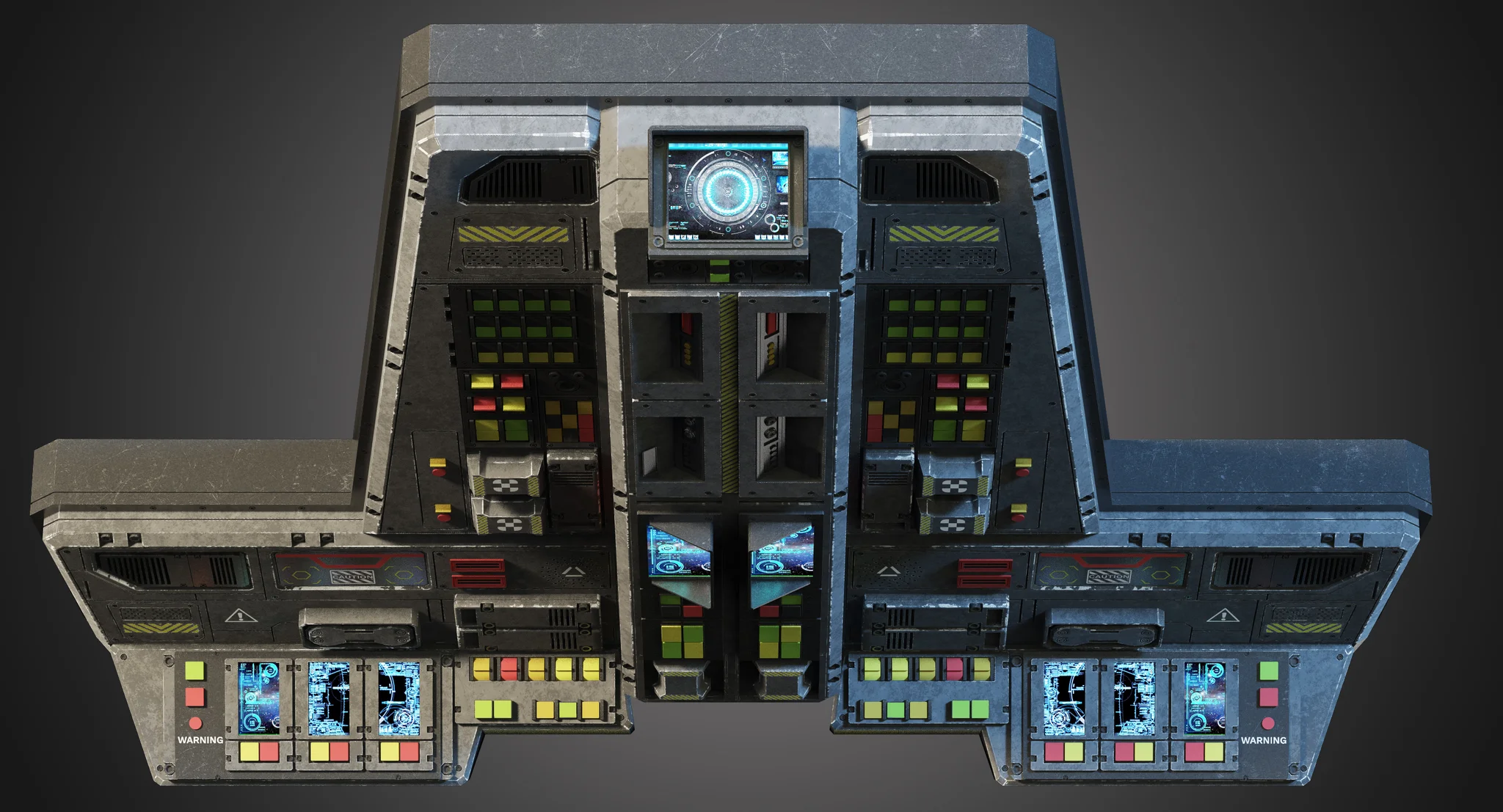 Futuristic Console — 3D model preview 5