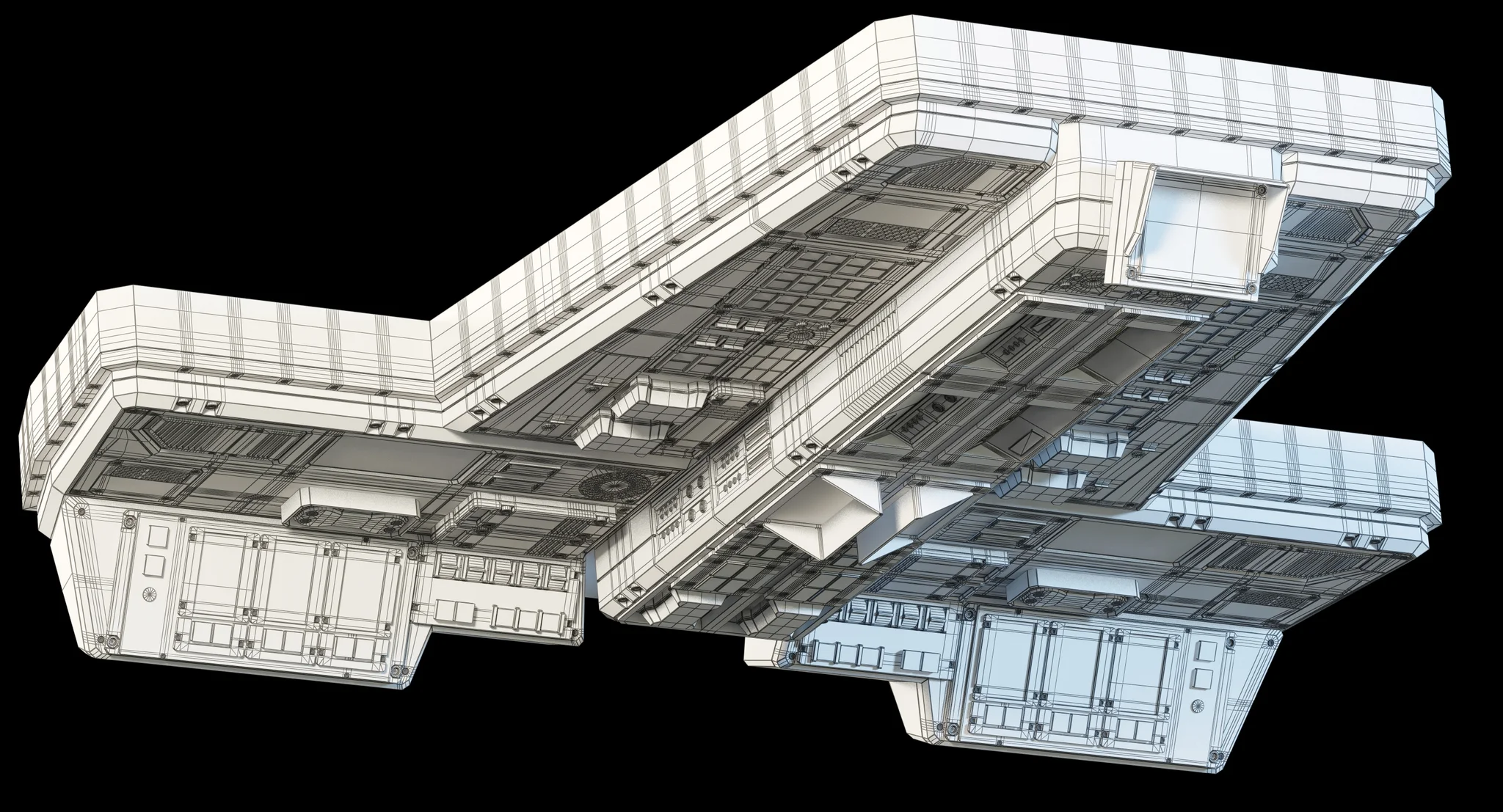 Futuristic Console — 3D model preview 8