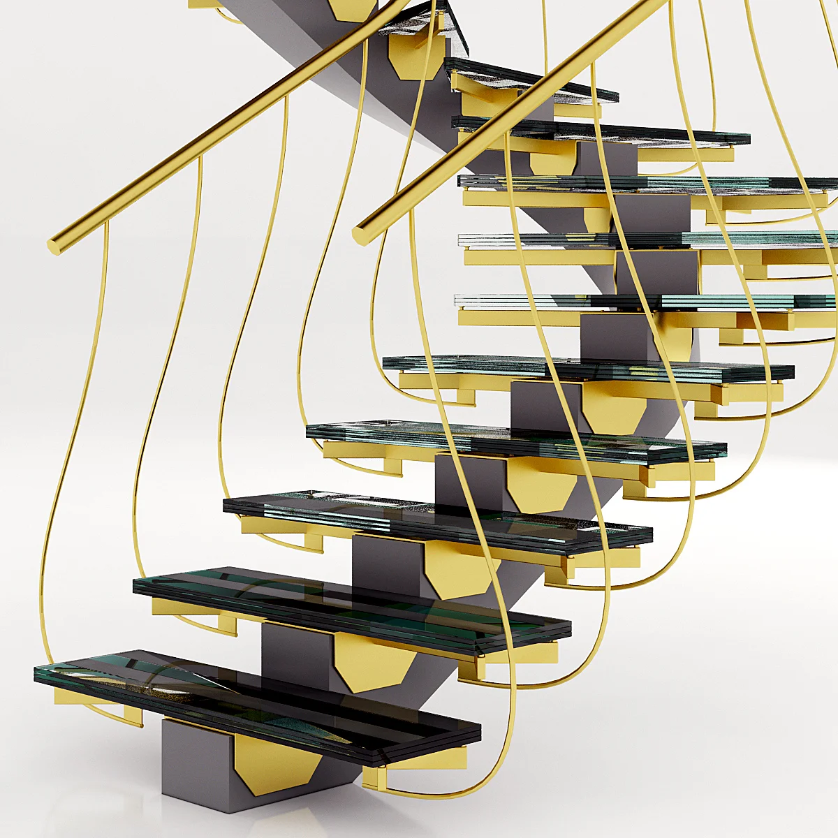 Stairs6 — 3D model preview 1