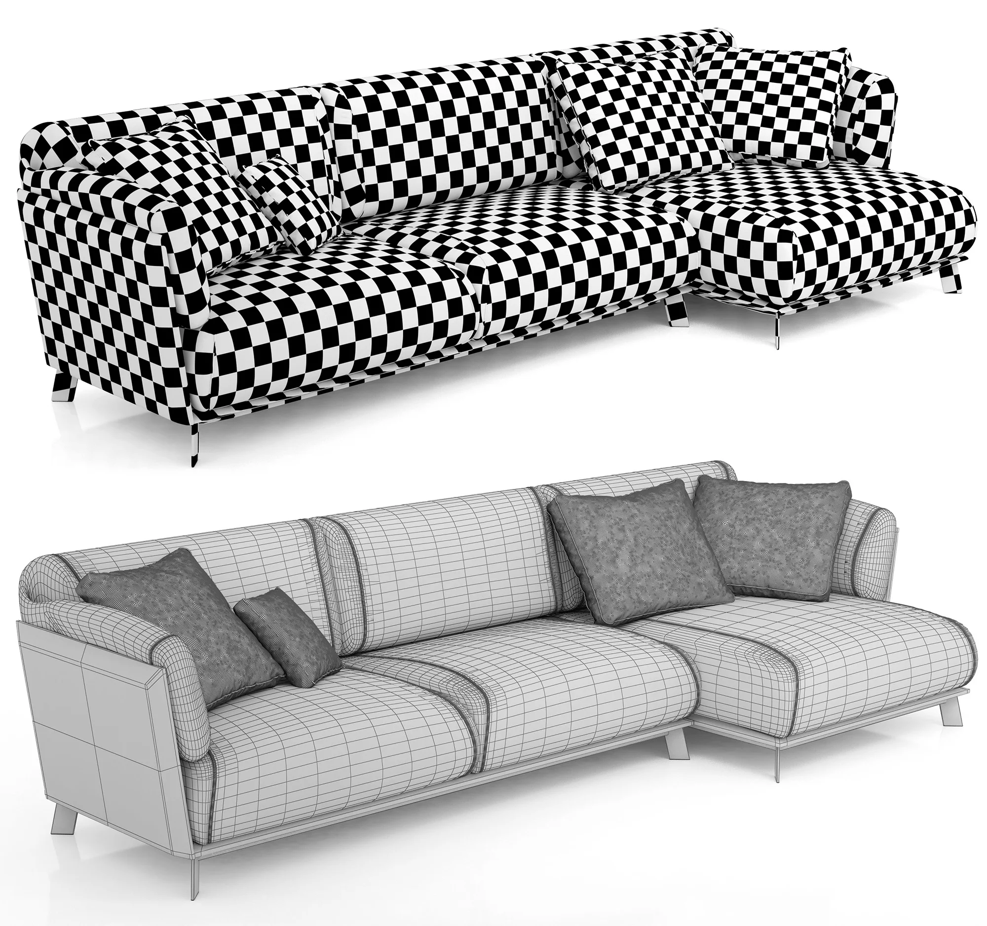 Ditre Italia Kailua Sofa — 3D model preview 10
