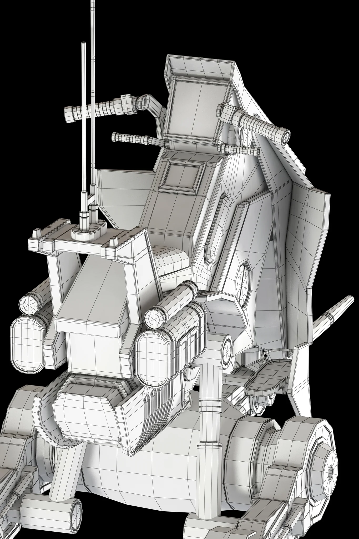 AT RT Walker — 3D model preview 5