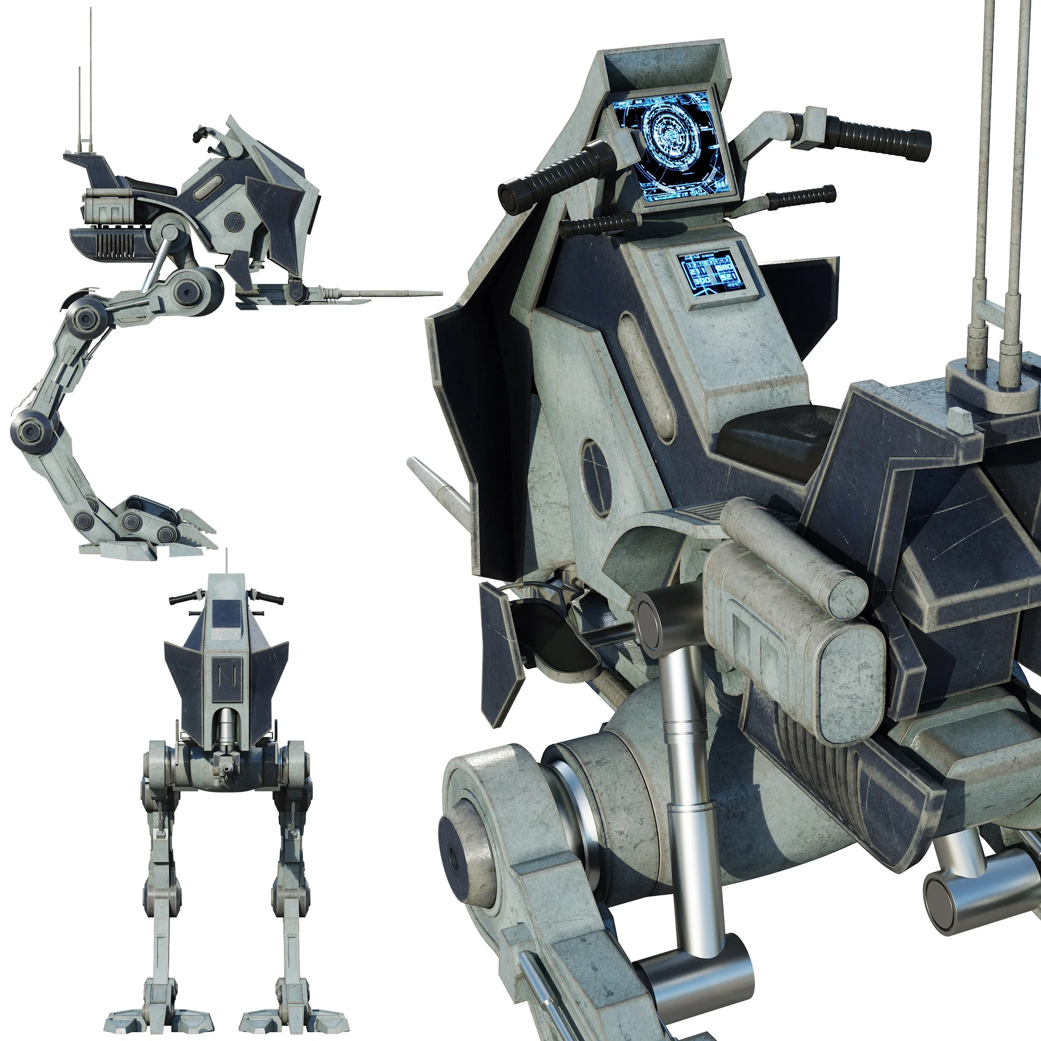 AT RT Walker — 3D model preview 10