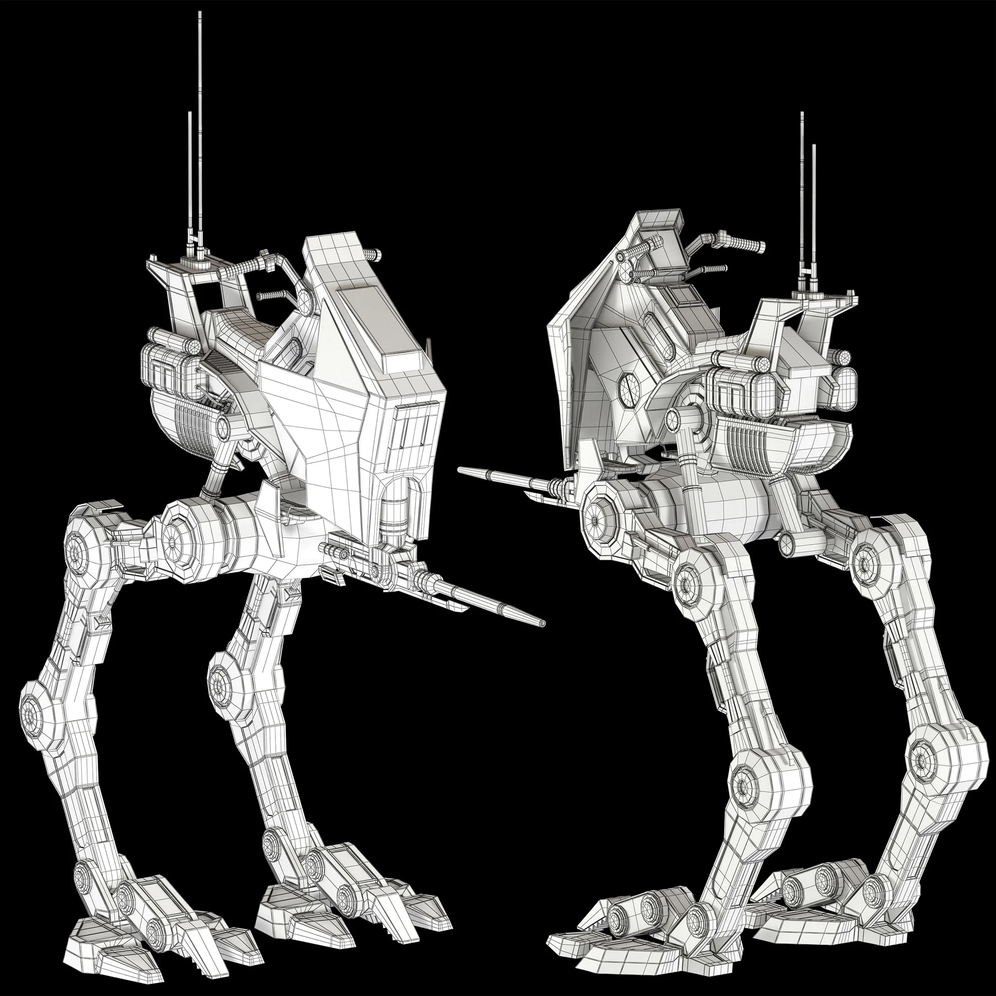 AT RT Walker — 3D model preview 26