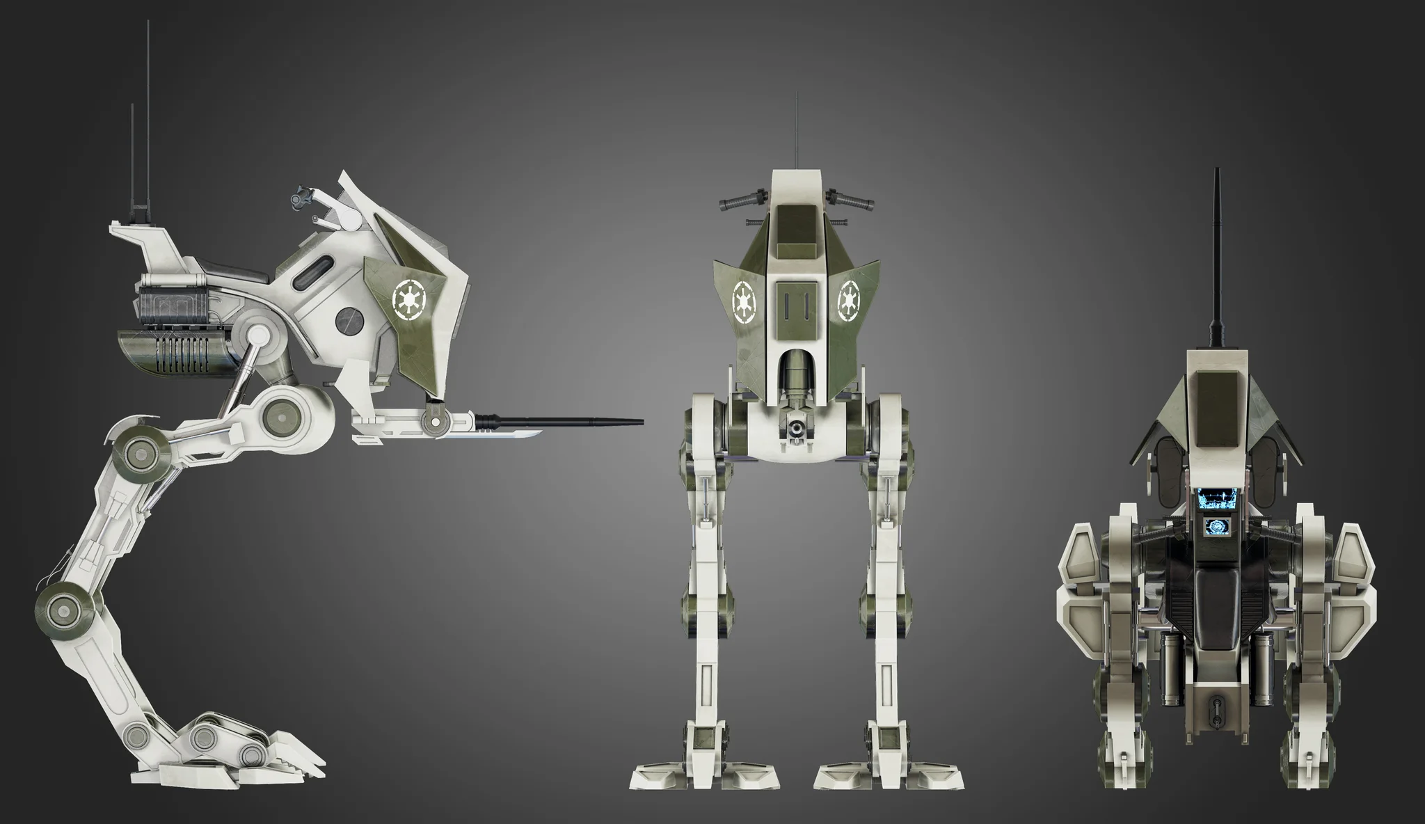 AT RT Walker — 3D model preview 36