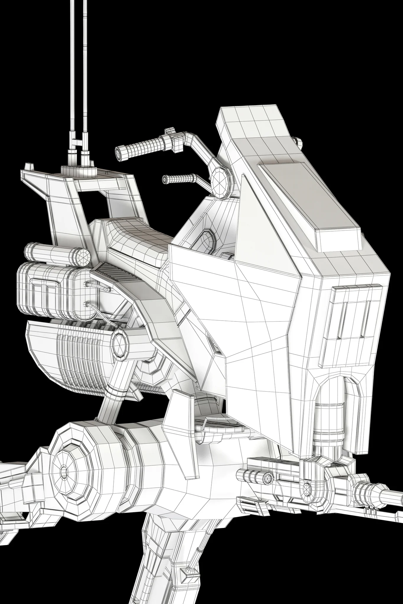 AT RT Walker — 3D model preview 44