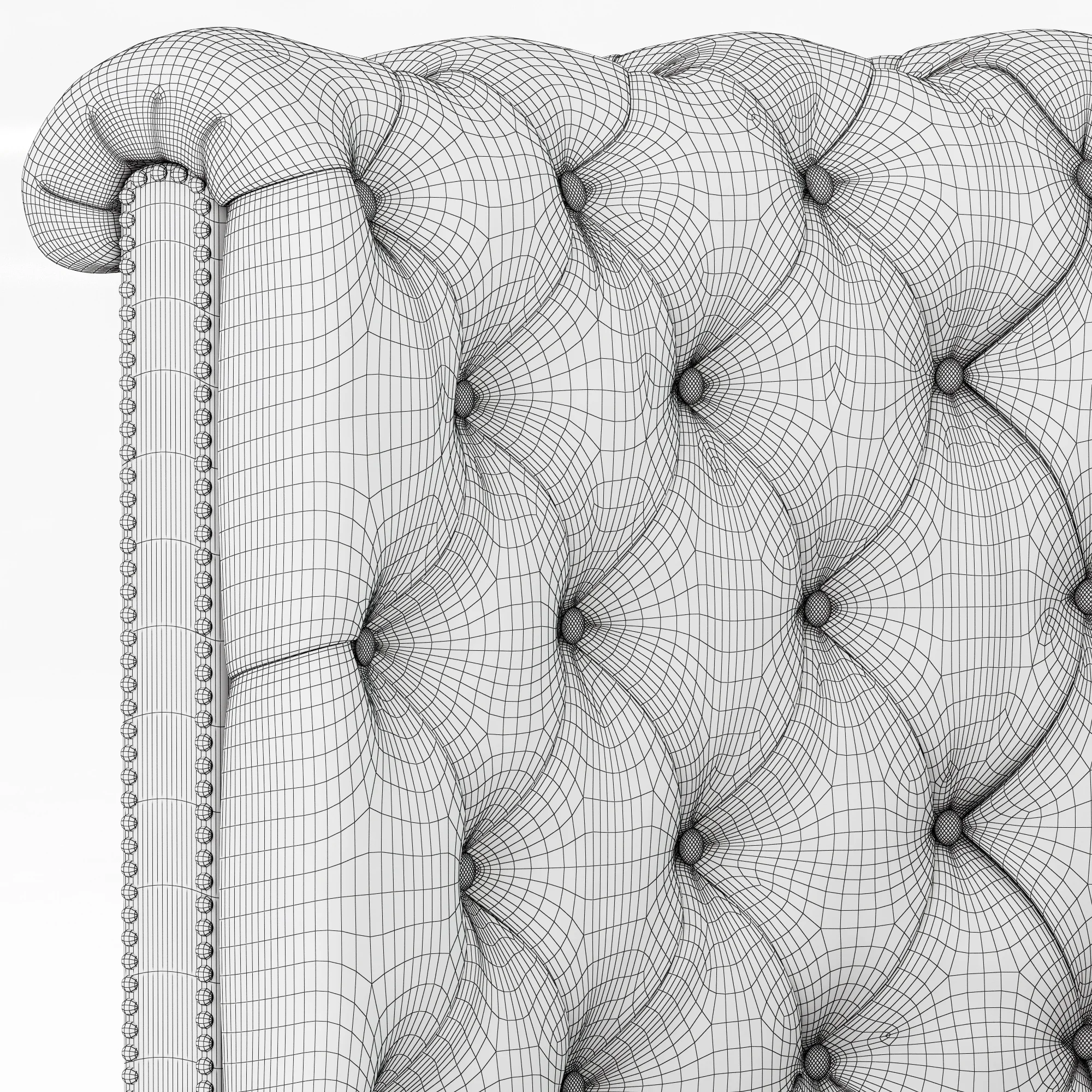 Restoration Hardware Kensington Leather Corner Banquette — 3D model preview 13
