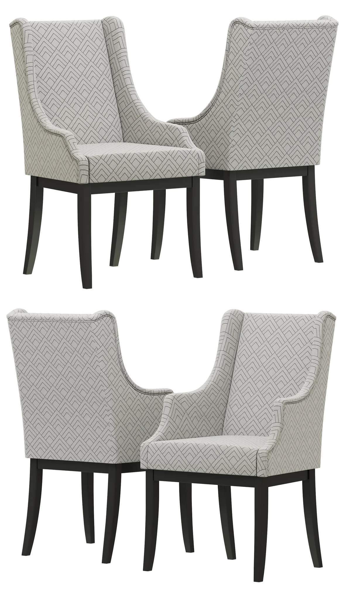 Dantone Home Dallas Chair — 3D model preview 2