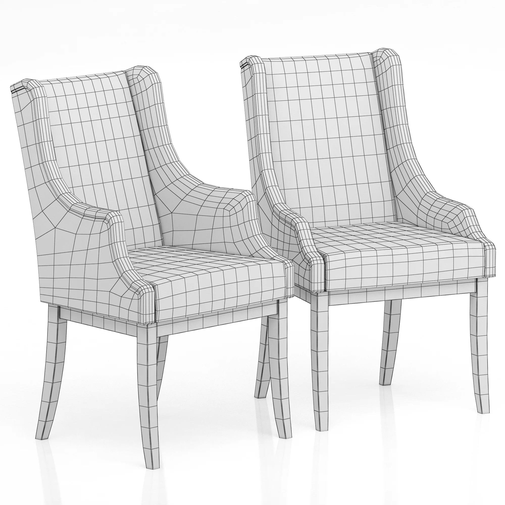 Dantone Home Dallas Chair — 3D model preview 4