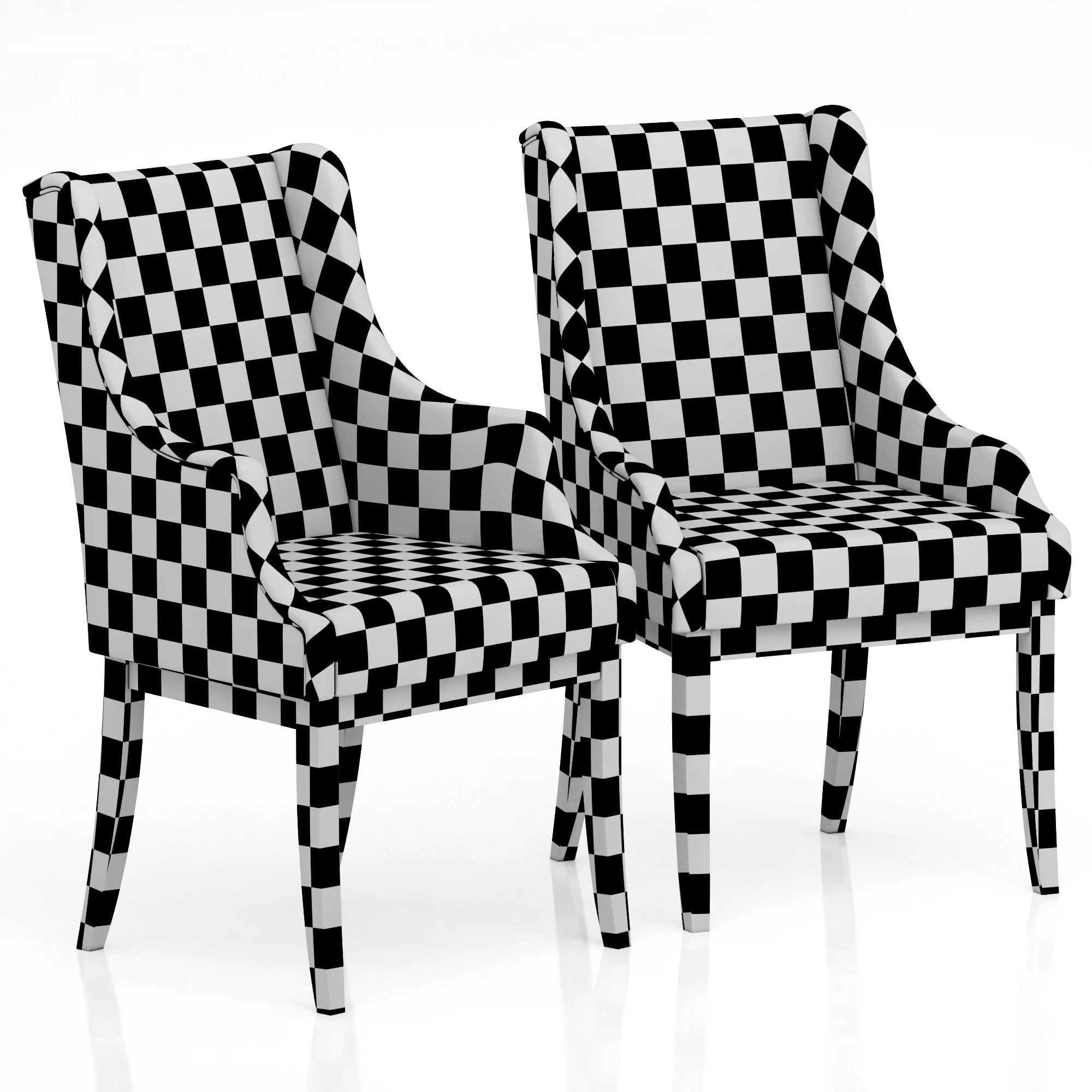 Dantone Home Dallas Chair — 3D model preview 5