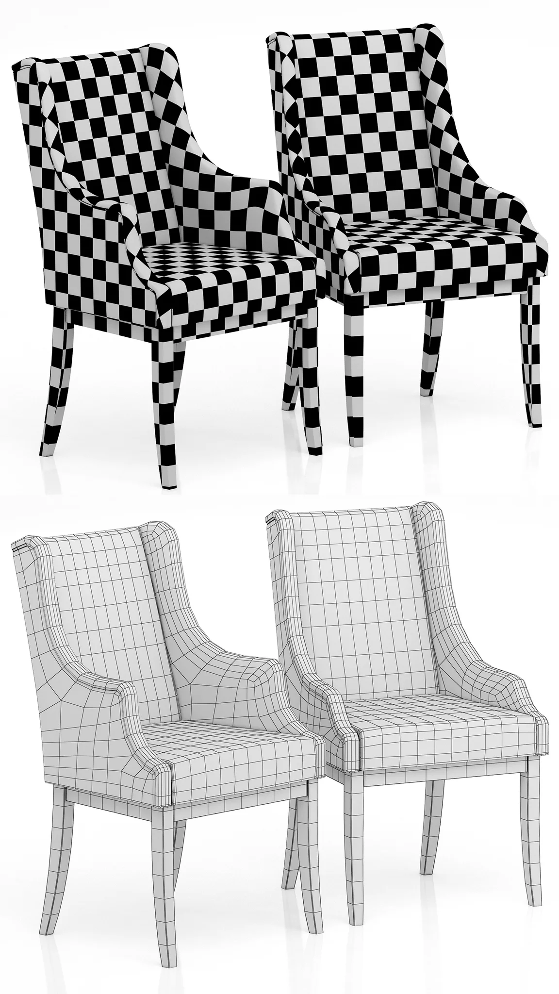 Dantone Home Dallas Chair — 3D model preview 6