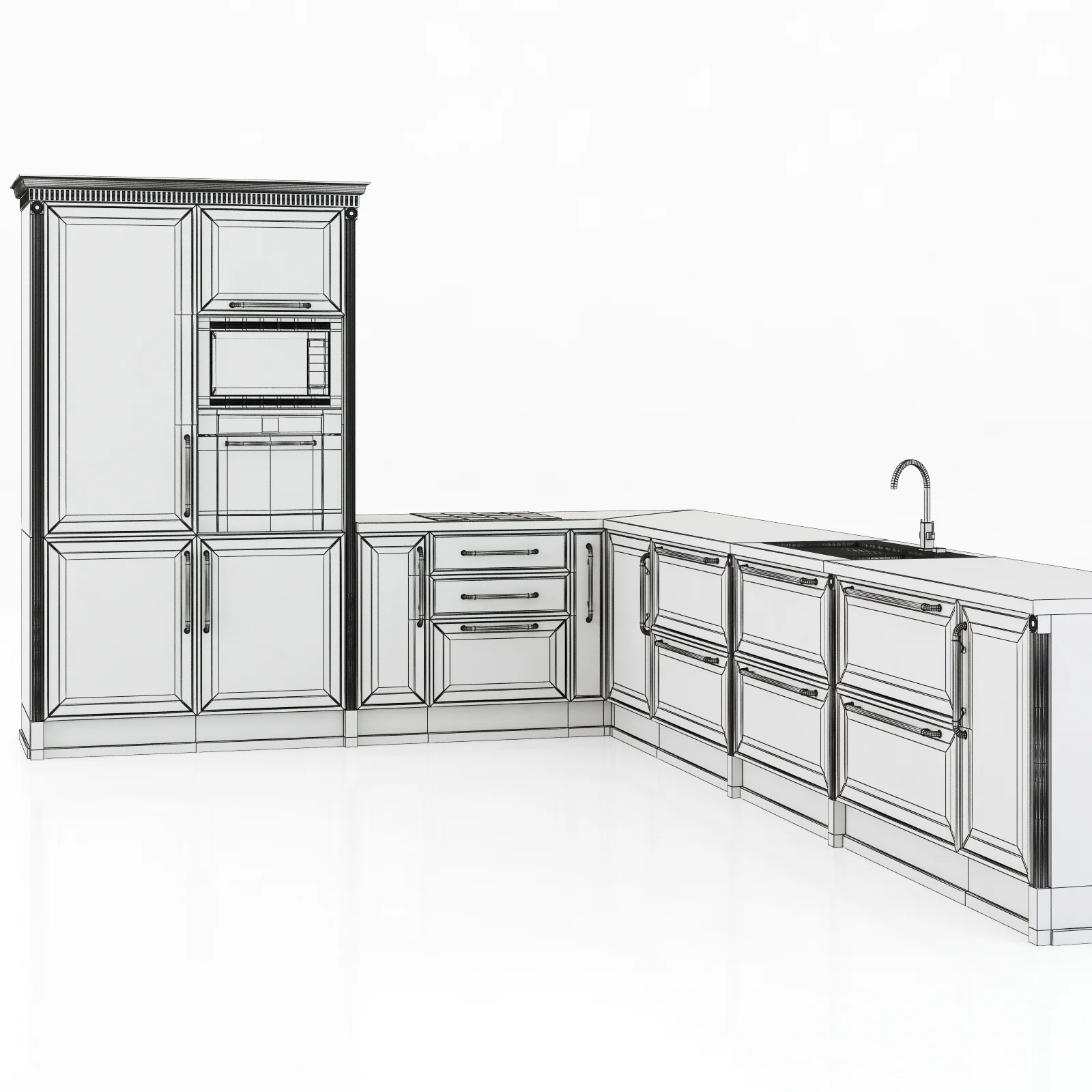 Atlas Lux Britanica Kitchen — 3D model preview 5