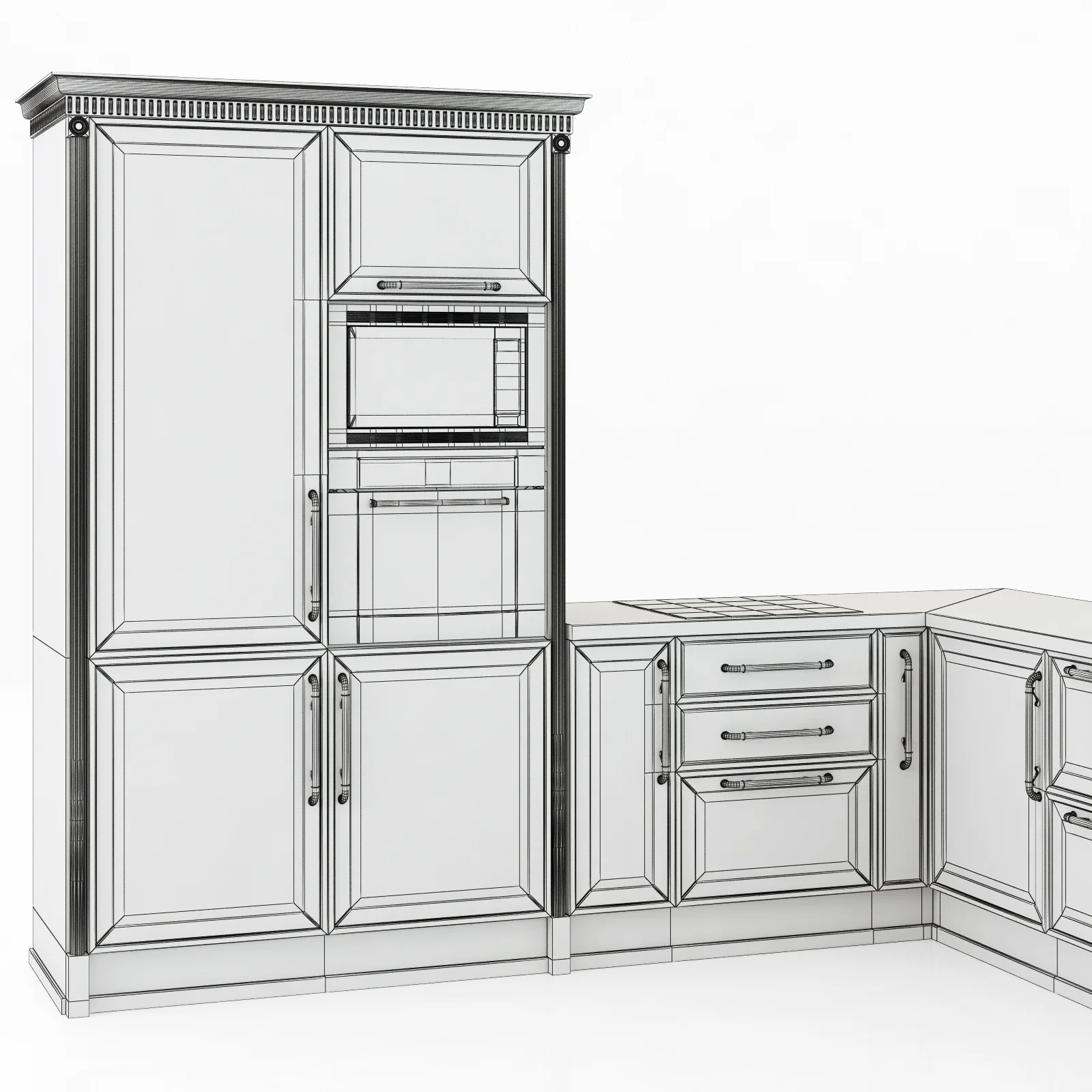 Atlas Lux Britanica Kitchen — 3D model preview 6