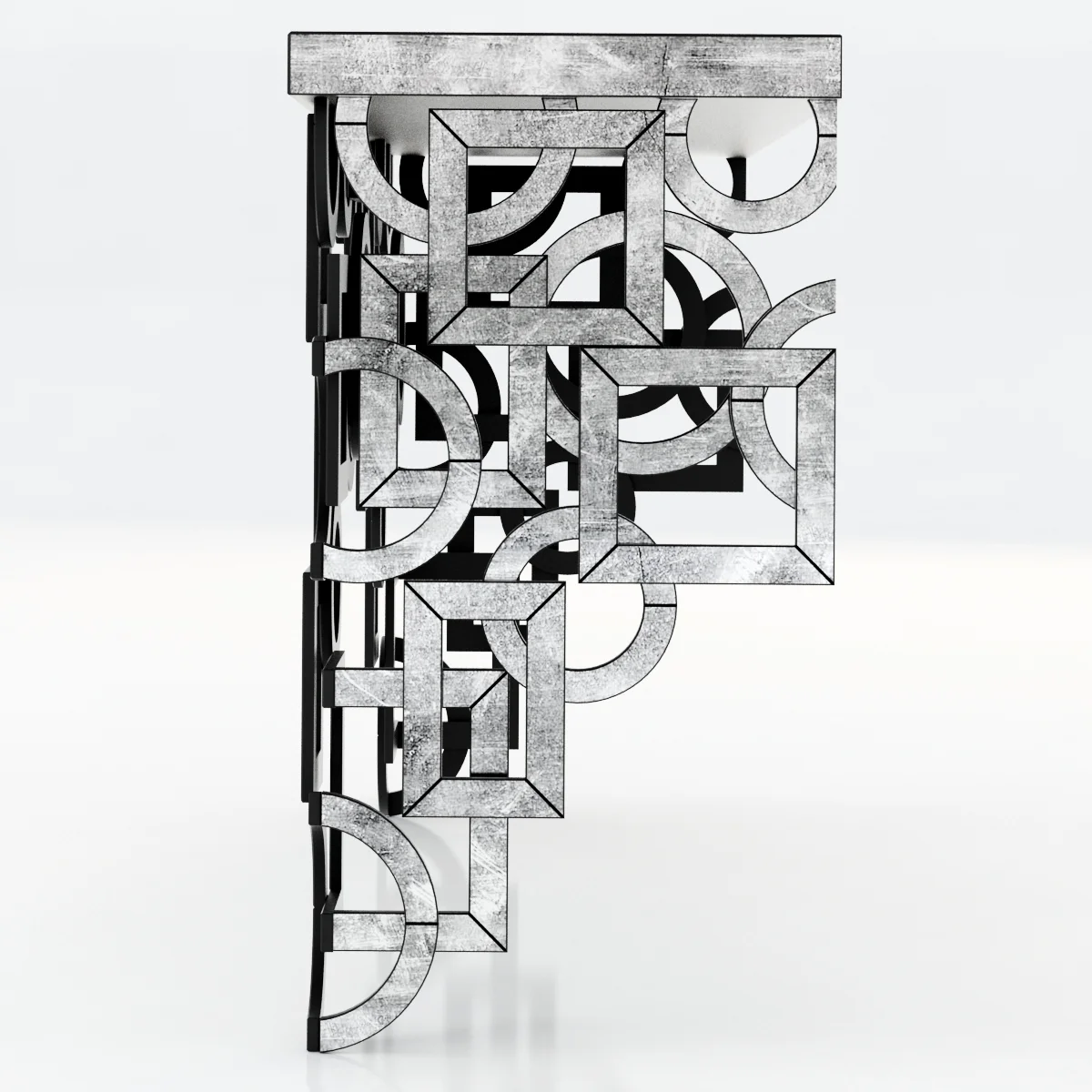 Cyan Designs Volos Console Table — 3D model preview 3