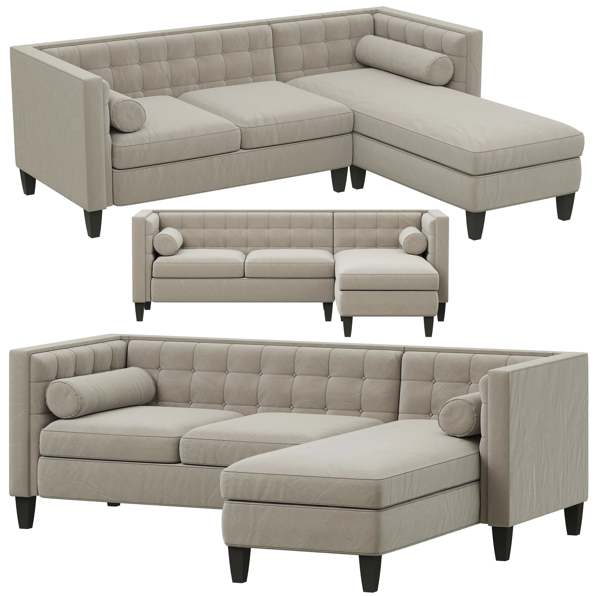 Dantone Home Pull Corner — 3D model preview 2