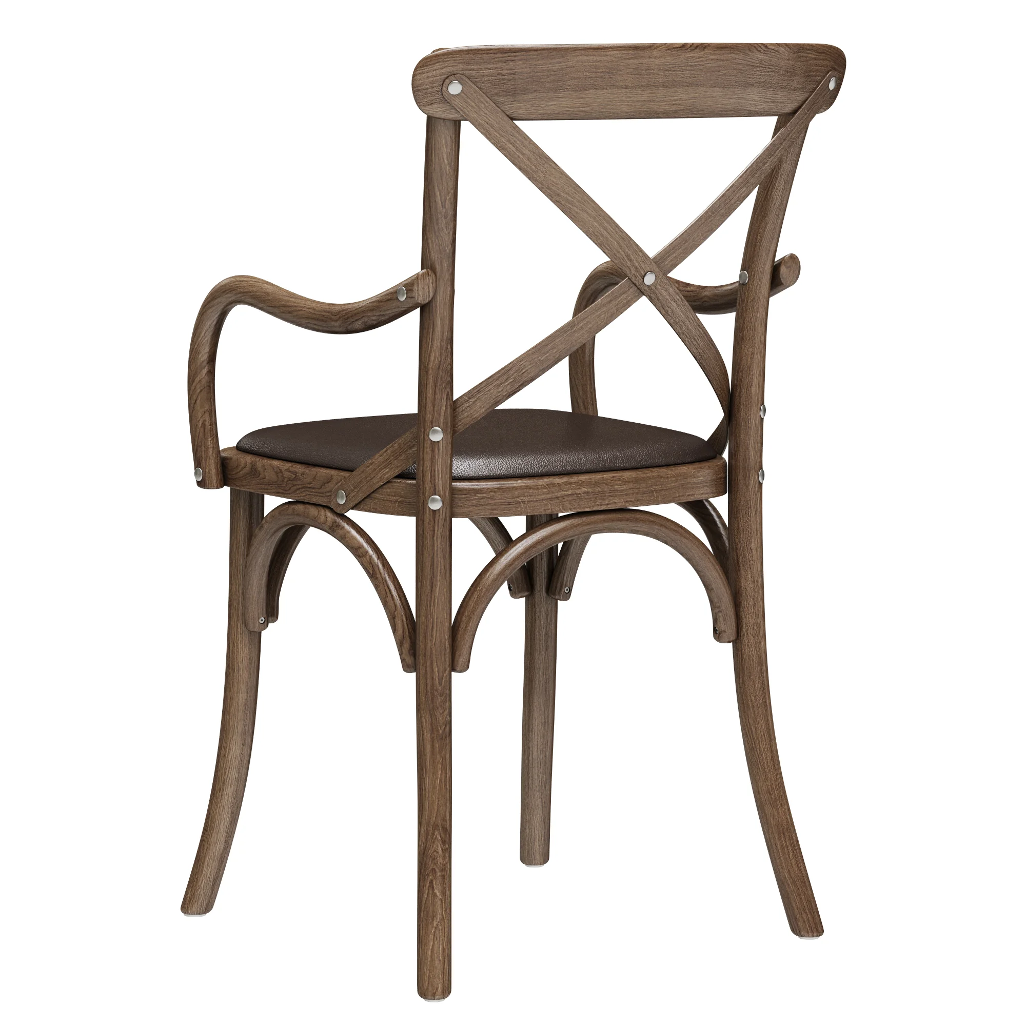 Restoration Hardware Madeleine Leather Armchair — 3D model preview 5