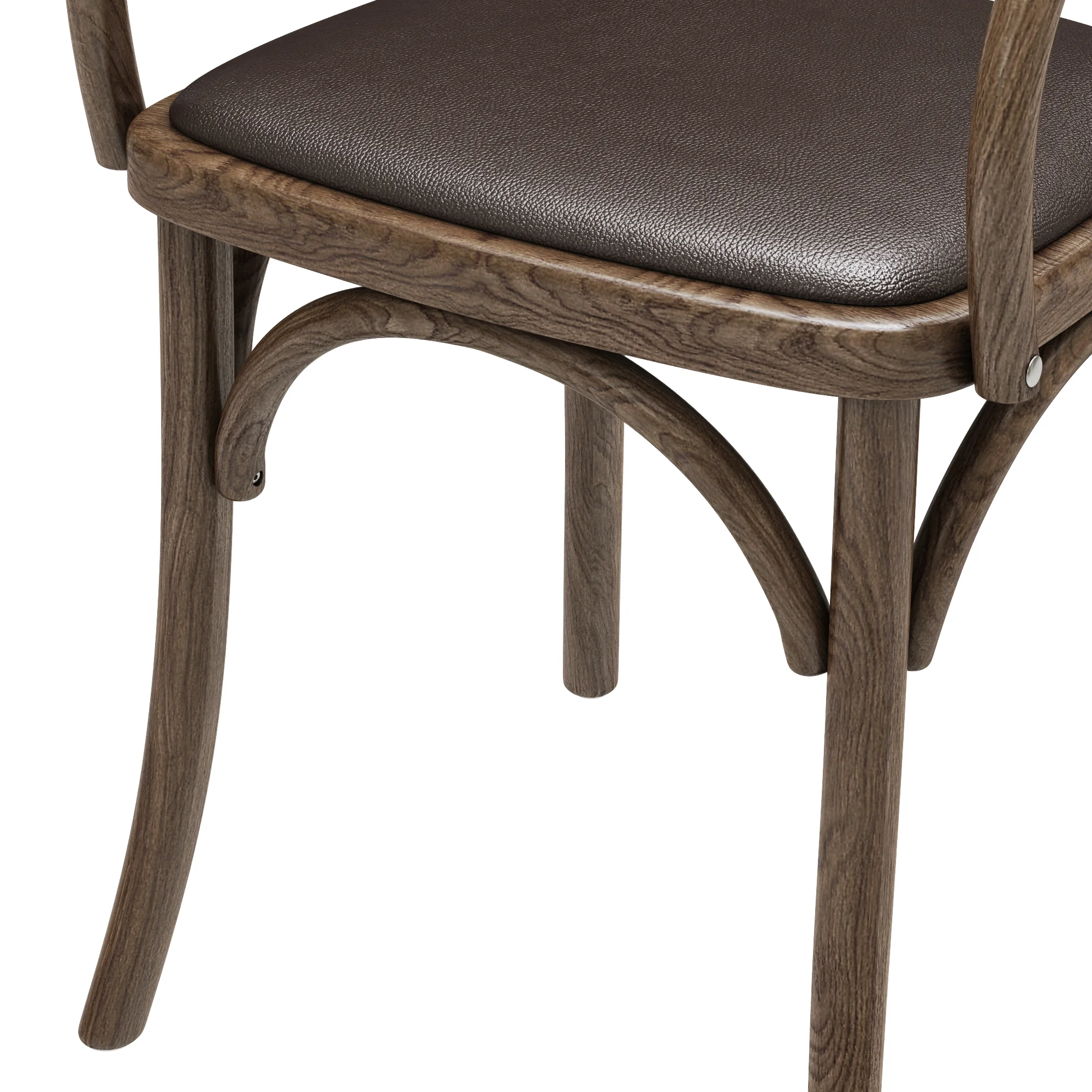 Restoration Hardware Madeleine Leather Armchair — 3D model preview 6