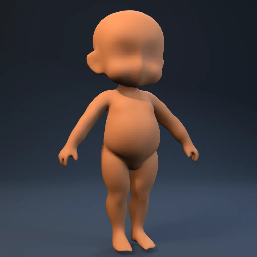Basemesh Child 4