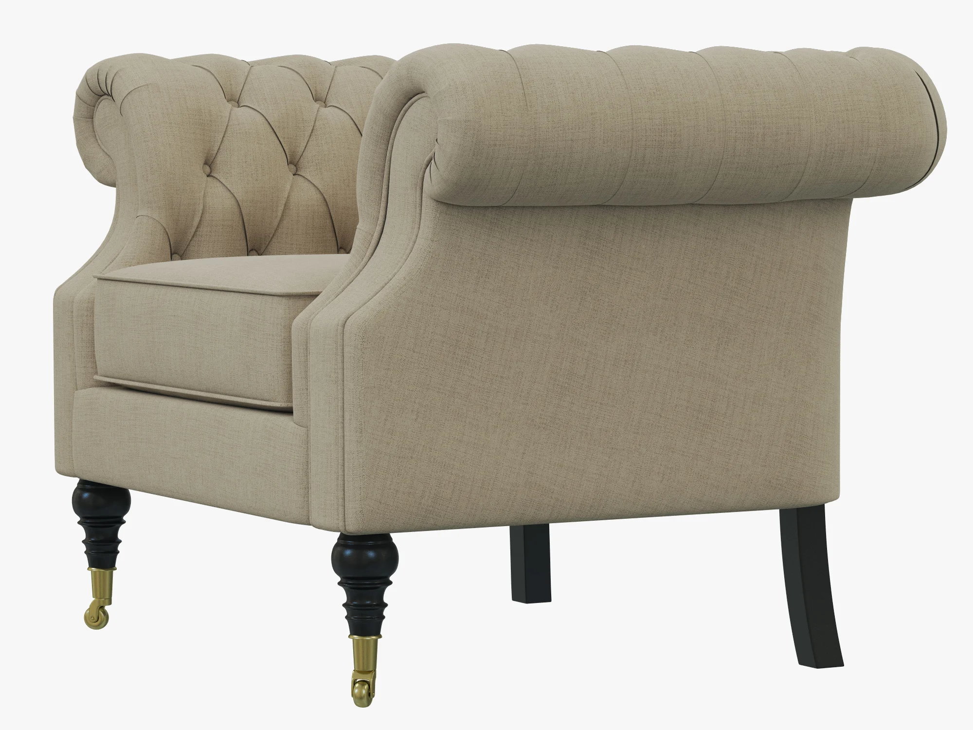 Dantone Home Zhiverni Armchair — 3D model preview 3