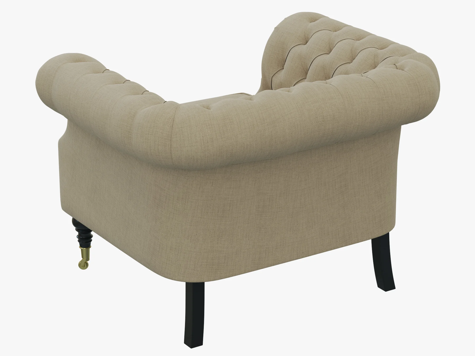 Dantone Home Zhiverni Armchair — 3D model preview 6