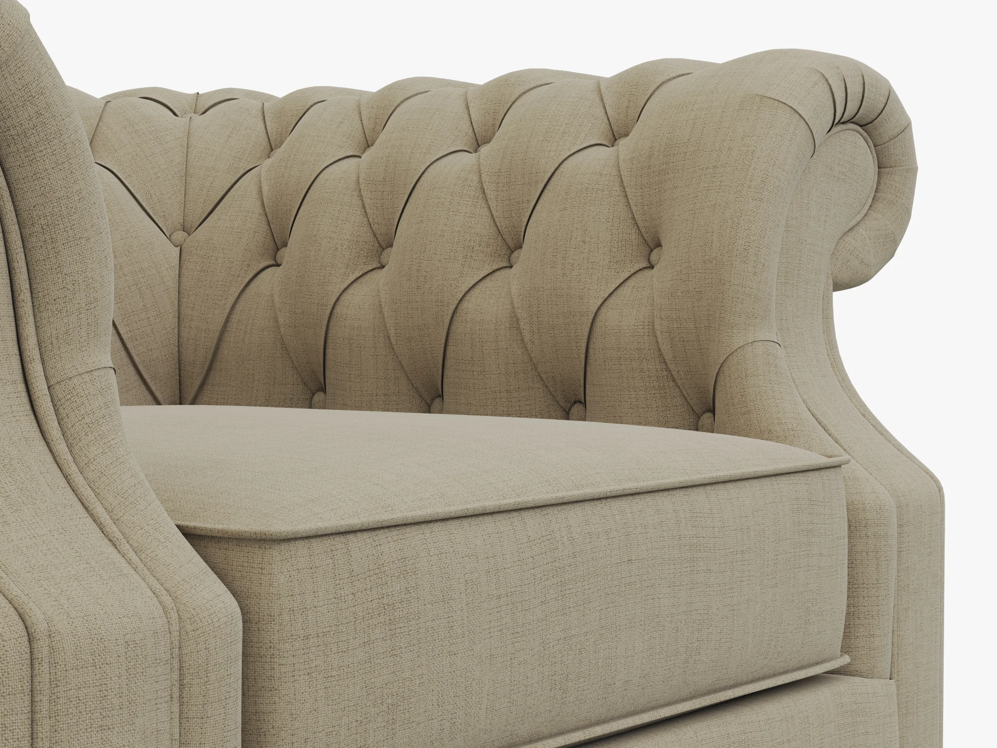 Dantone Home Zhiverni Armchair — 3D model preview 7