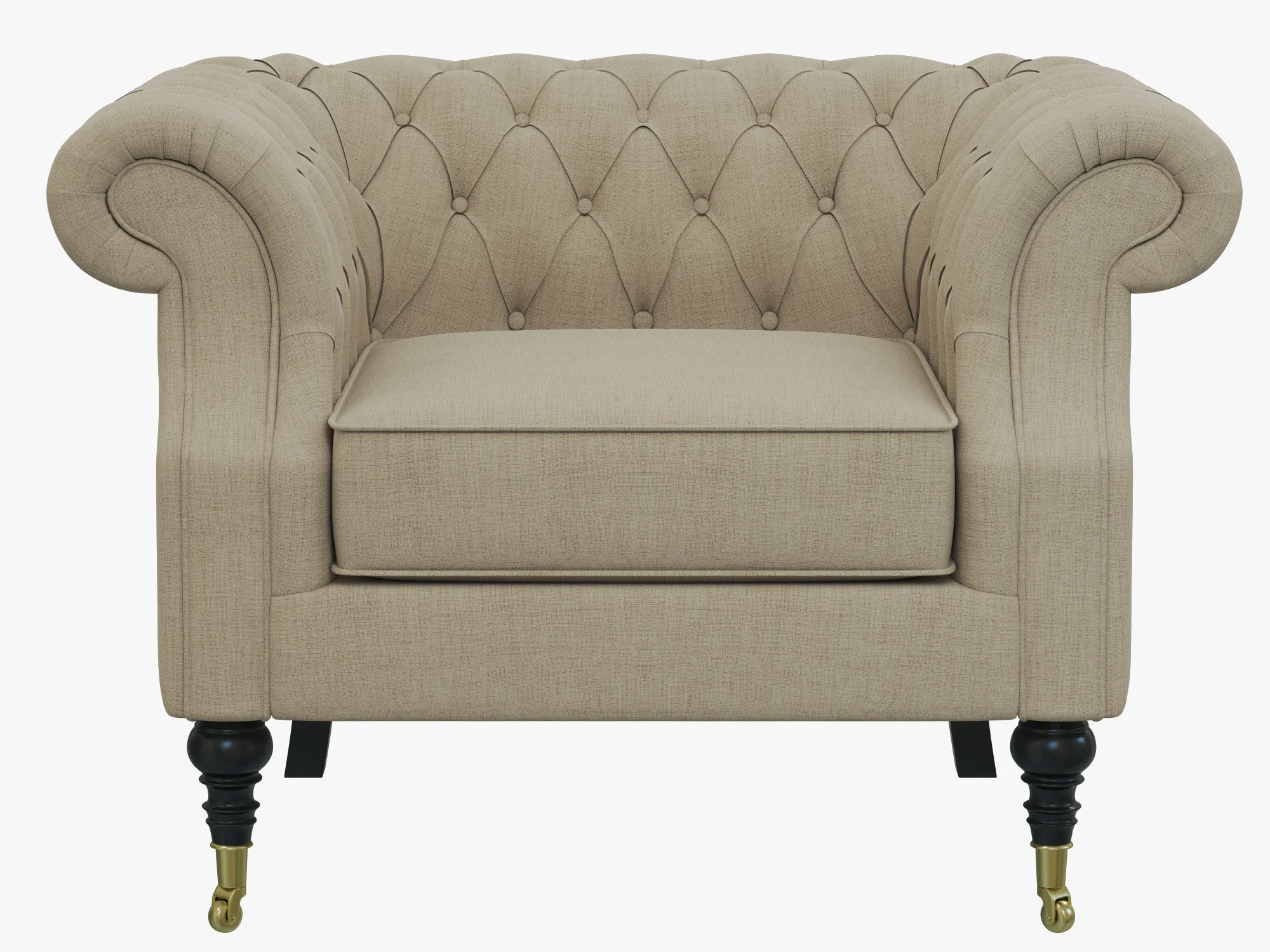 Dantone Home Zhiverni Armchair — 3D model preview 8